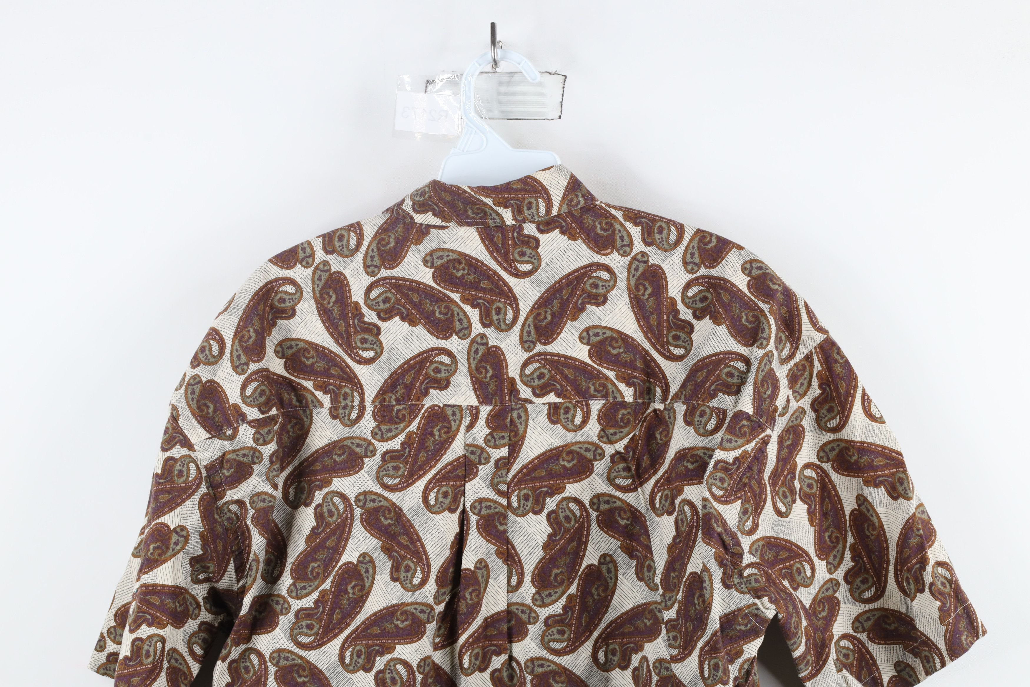 Vintage Vintage 90s Streetwear Over Print Collared Button Down Shirt Size US M / EU 48-50 / 2 - 8 Thumbnail