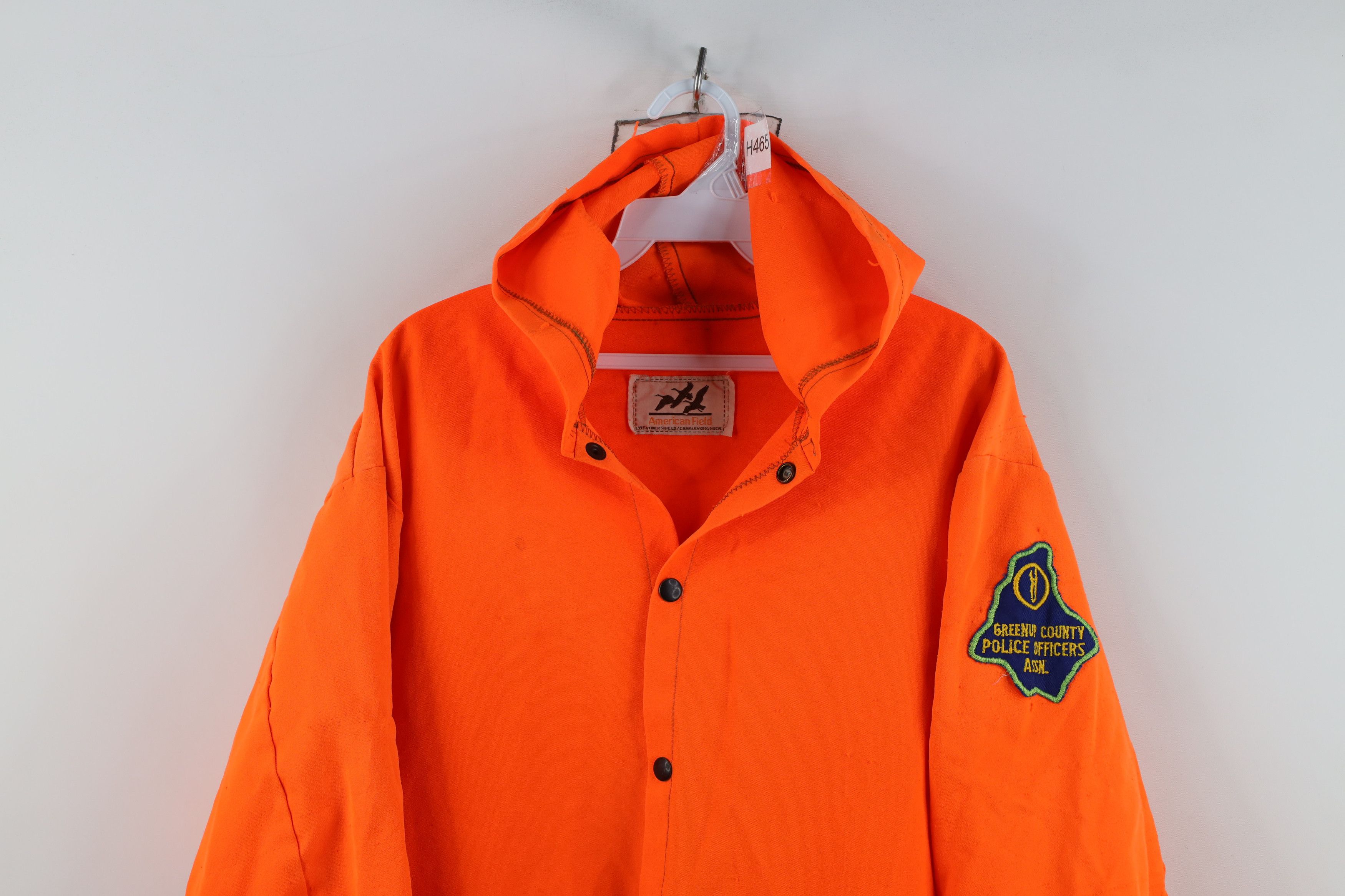 Vintage Vintage 70s 80s Police Officers Assn Hooded Jacket USA Size US XXL / EU 58 / 5 - 2 Thumbnail