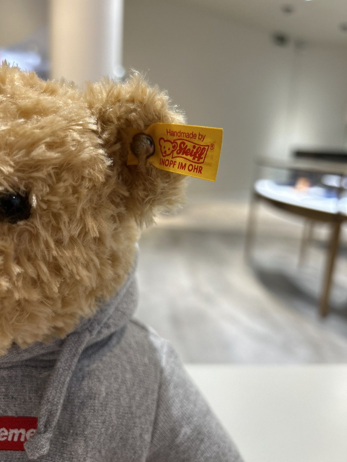 Supreme Steiff Bear Heather Grey