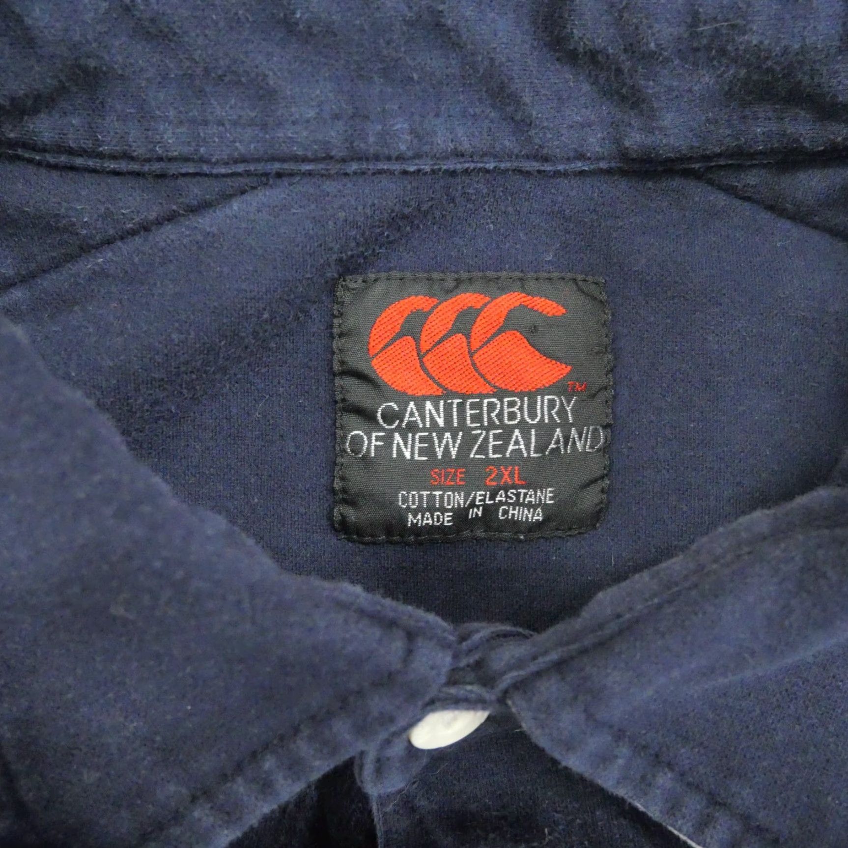Vintage VINTAGE Canterbury Of New Zealand Shirt Mens 2XL Blue Rugby Sailing Y2K Polo Size US XXL / EU 58 / 5 - 4 Thumbnail
