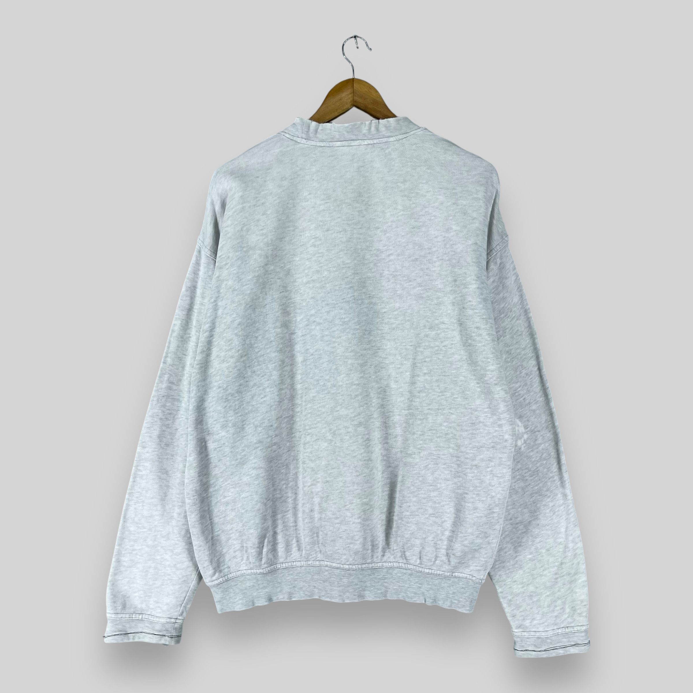 Adidas Vintage ADIDAS Big Logo Embroidery Distressed Sweatshirt Size US M / EU 48-50 / 2 - 10 Thumbnail