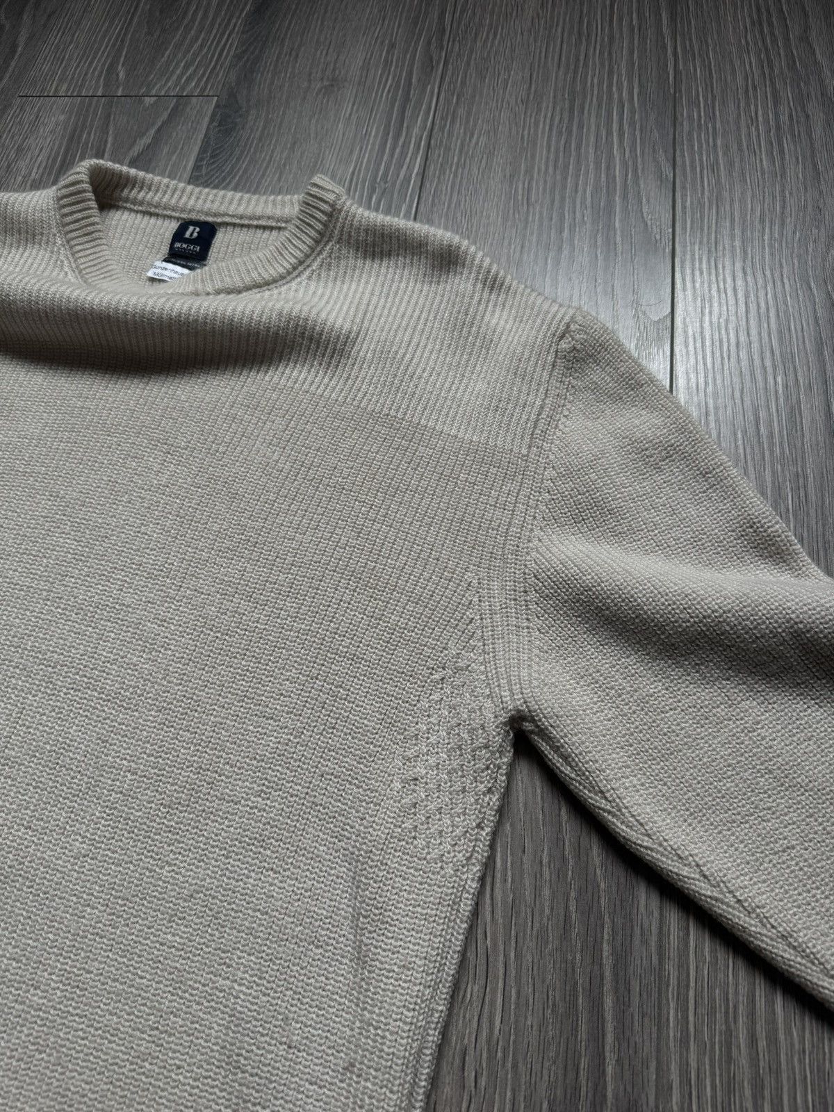 Boggi Boggi Milano Wool Knitted sweater XXL/XL in beige Size US XXL / EU 58 / 5 - 8 Thumbnail