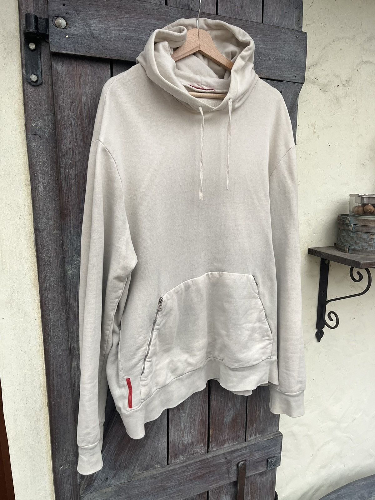 image of Prada Hoodie in Beige, Men's (Size XL)