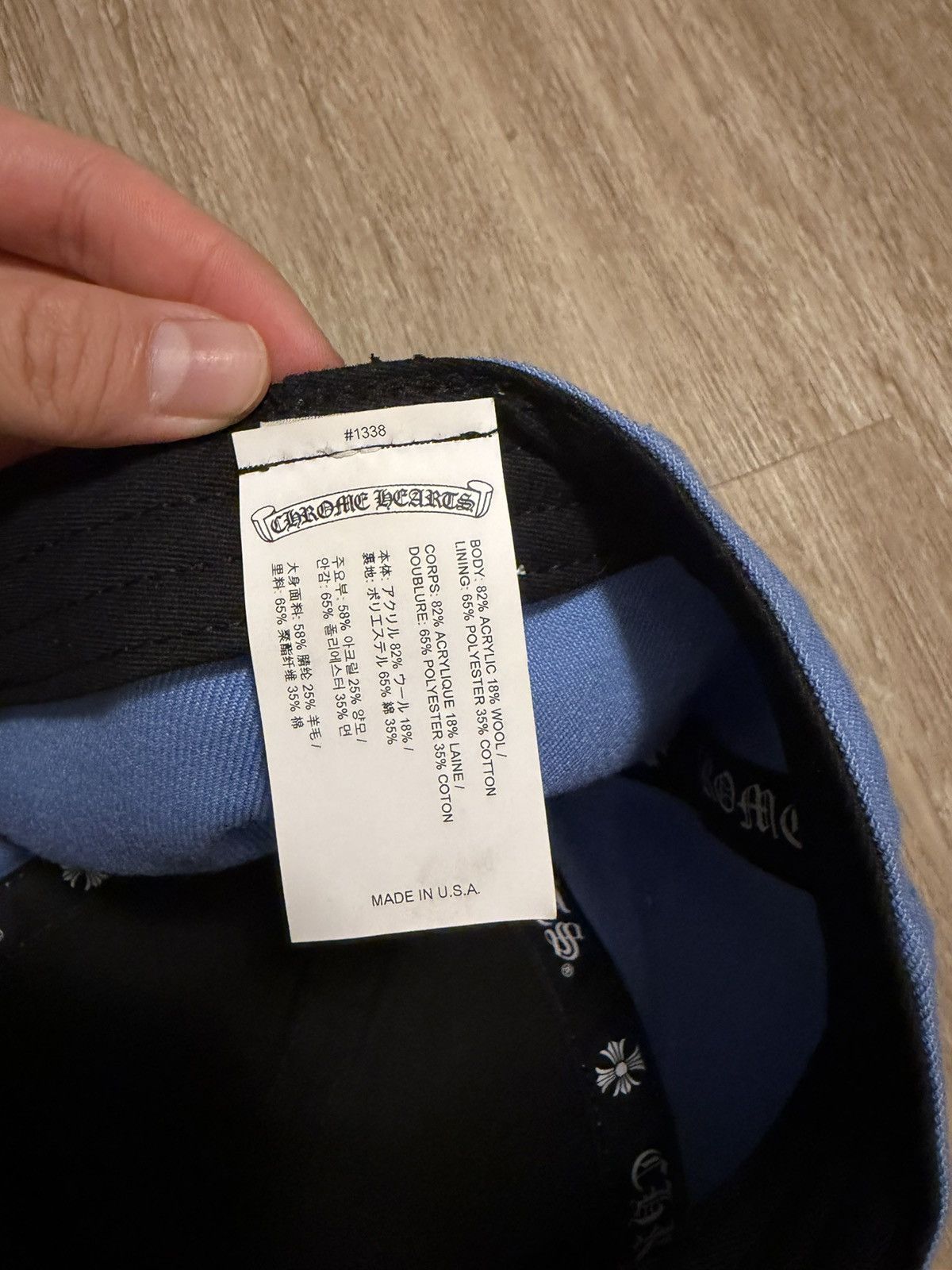Chrome Hearts Chrome hearts hat loveyou Size ONE SIZE - 3 Thumbnail