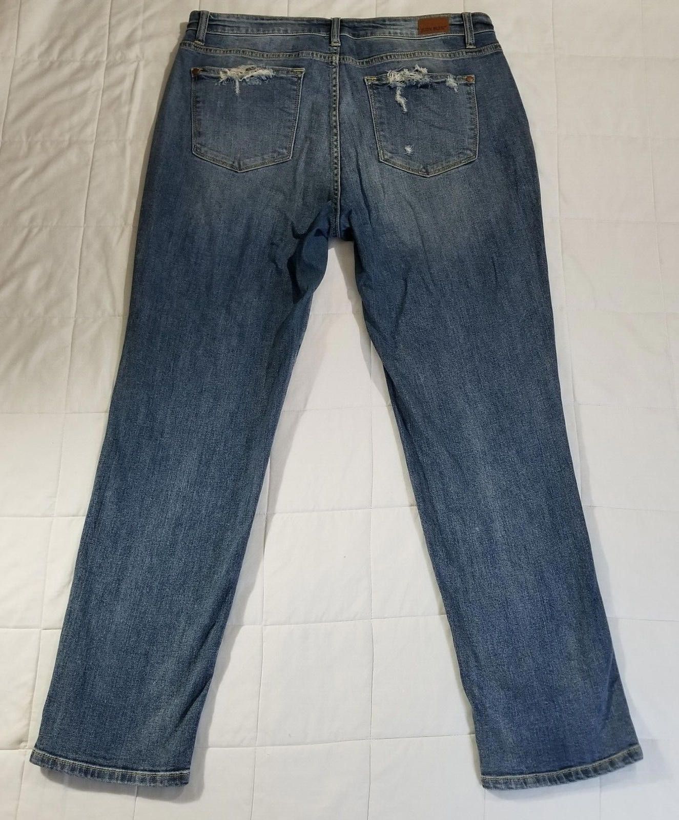 Other Judy Blue Jeans Paint Splatter Boyfriend Fit 15/32 Midrise Size 32" / US 10 / IT 46 - 2 Thumbnail