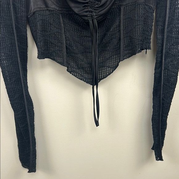 Guizio NEW SSENSE GUIZIO Swirl Archangel Top in Black Top XXL Size XXL / US 16-18 / IT 52-54 - 5 Thumbnail
