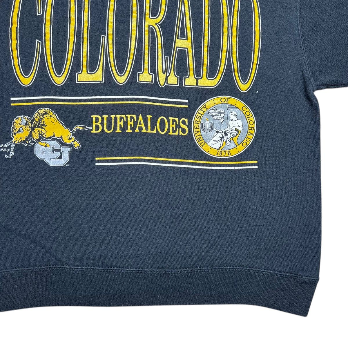 NCAA 1980s NCAA Colorado Buffaloes Spell Out Mascot Sweatshirt Size US L / EU 52-54 / 3 - 6 Thumbnail