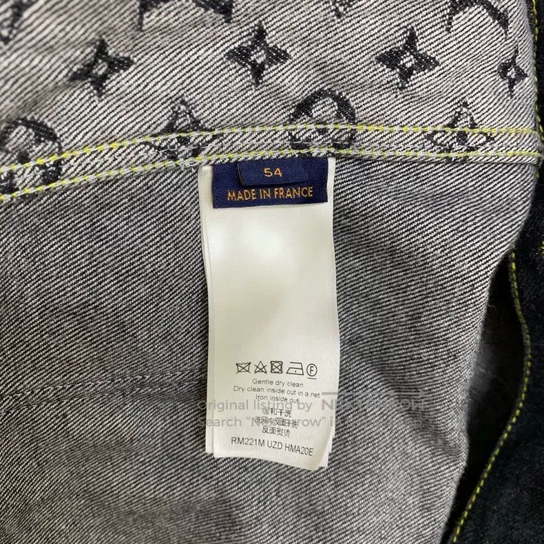 Louis Vuitton Louis Vuitton Nigo paneled presbyopic denim jacket Size US L / EU 52-54 / 3 - 4 Thumbnail