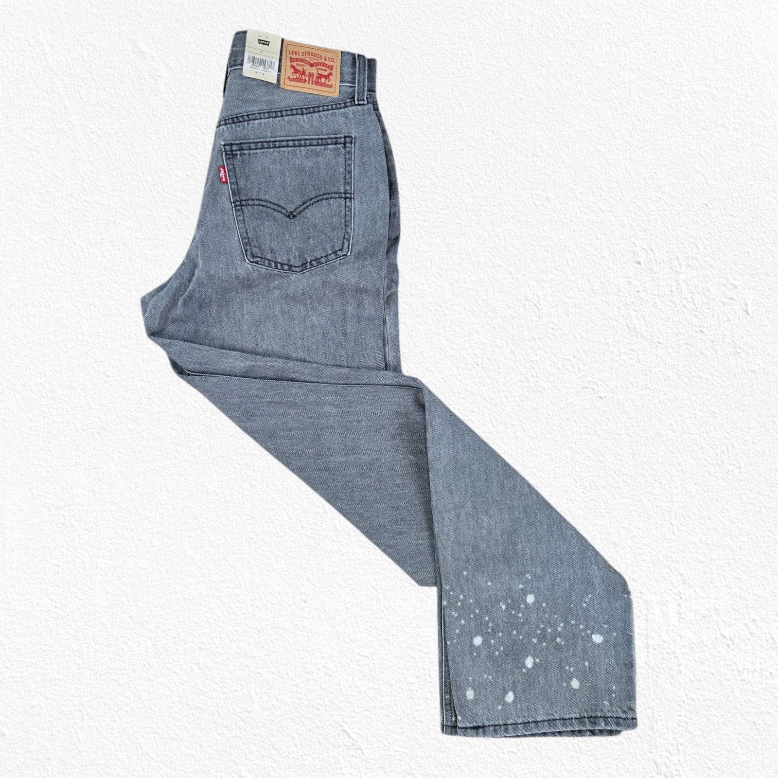 Levi's Levi's Low Pro Grey Happy Accident Mid Rise Jeans Size 27 Size 27" / US 4 / IT 40 - 11 Thumbnail