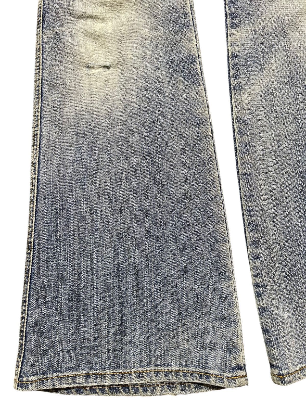 Hysteric Glamour Vintage Japan Brand Blue Wash Faded Style Flare Wide Leg Size US 30 / EU 46 - 7 Thumbnail