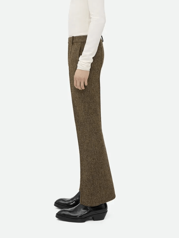 Bottega Veneta o1loc1c0426 803614 Cotton Frise Pants in Brown Size US 32 / EU 48 - 2 Thumbnail