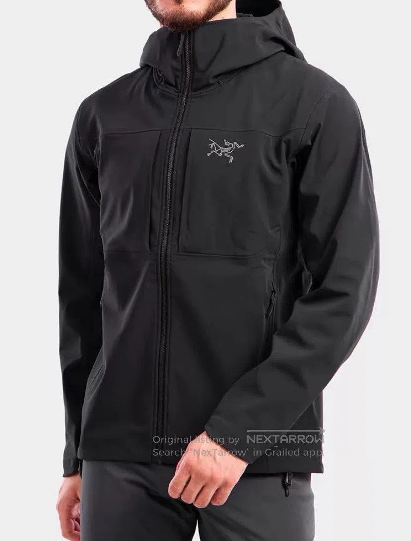 Arc'teryx Black Hooded Light Jacket . Size US L / EU 52-54 / 3 - 4 Thumbnail