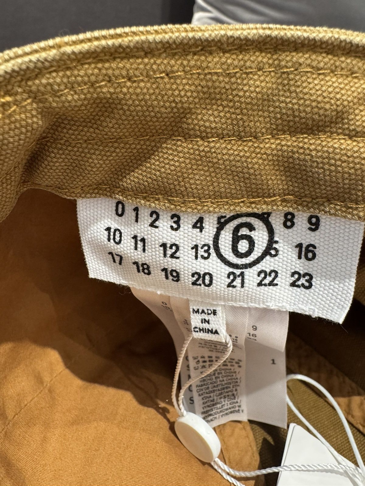 Maison Margiela NWT MM6 Logo Embroidered Baseball Cap - Brown, M Size ONE SIZE - 5 Thumbnail