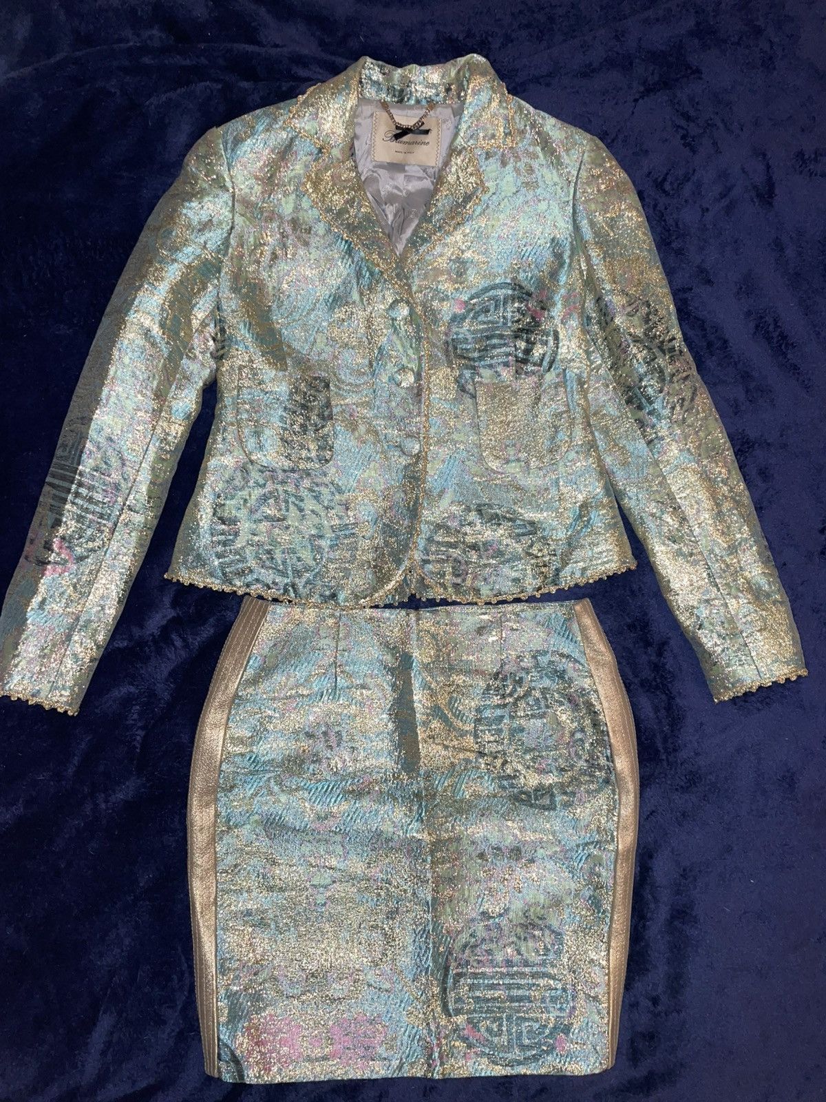 Blumarine Blumarine vintage 2000’s skirt suit with jacket Size S / US 4 / IT 40 - 1 Thumbnail