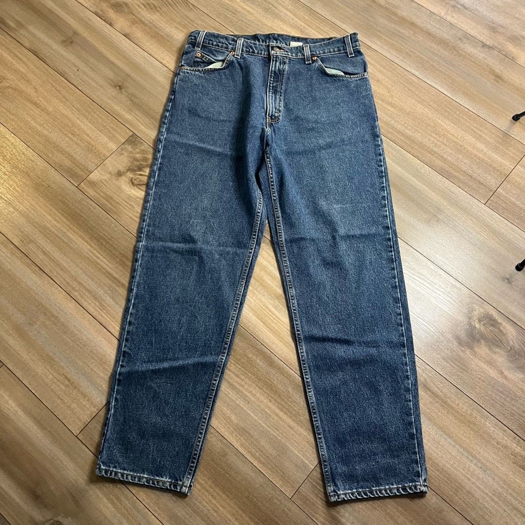 Levi's Vintage Levi 550 Blue Denim Casual Jeans Men 36x31 Size US 36 / EU 52 - 2 Thumbnail