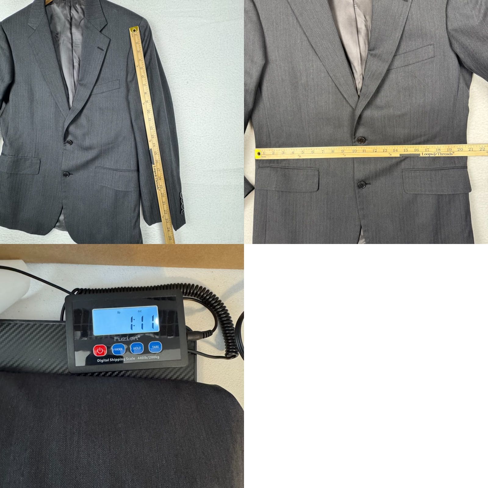 Brooks Brothers Brooks Brothers Saxxon Madison Men's Blazer Wool 2 Piece Dark Gray 41R Size 42R - 10 Thumbnail