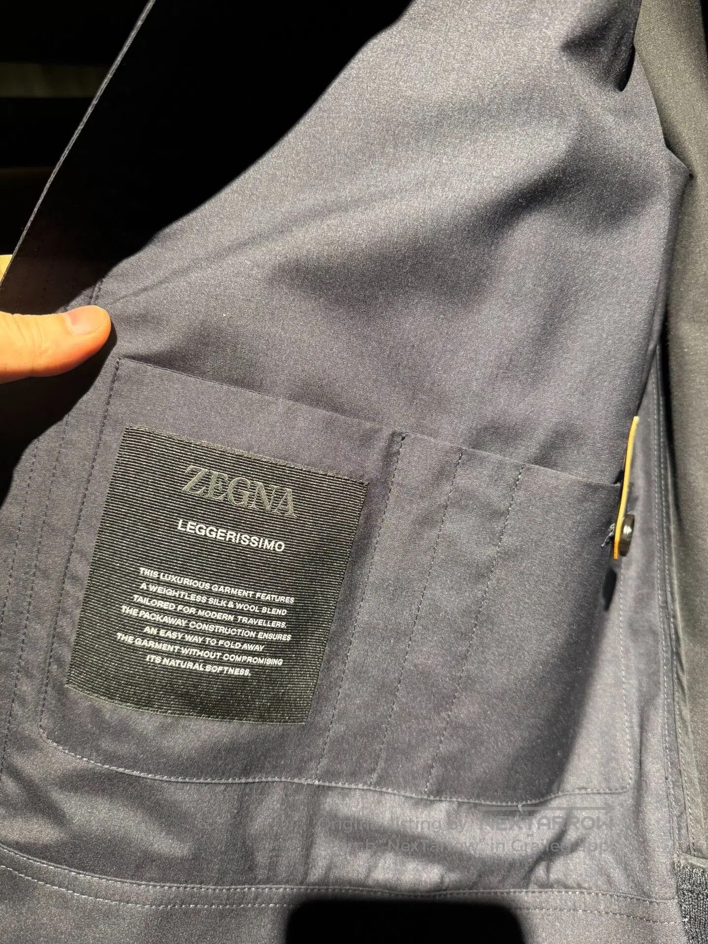 Ermenegildo Zegna Zegna Leggerissimo Short Jacket. Size US S / EU 44-46 / 1 - 3 Thumbnail