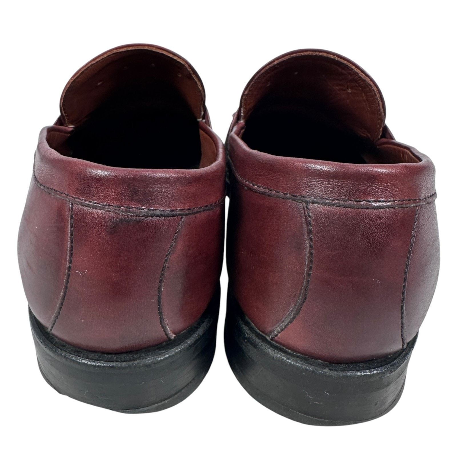 Allen Edmonds Allen Edmonds Presidio Penny Loafers Men 8 D Brown Burgundy Size US 8 / EU 41 - 4 Thumbnail