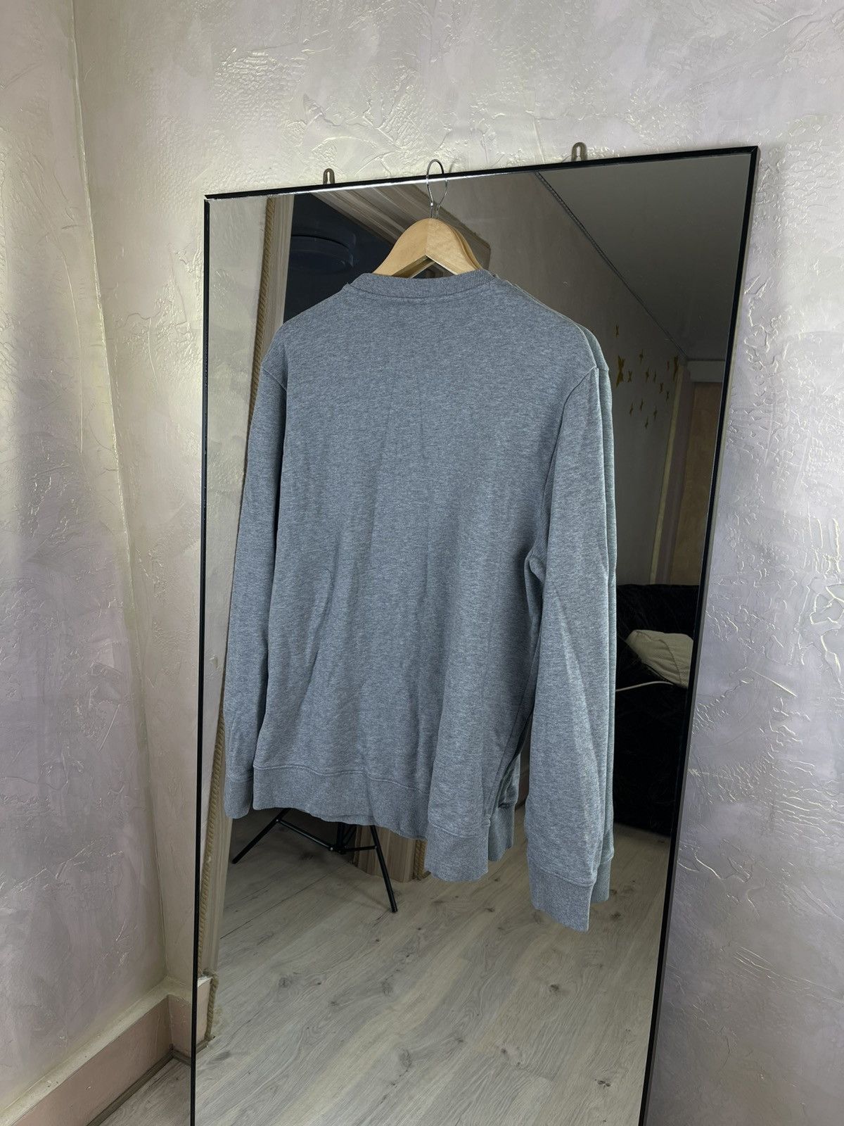 Hugo Boss HUGO Red Patch Diragol 212 Premium Cotton Grey Sweatshirt Size US XL / EU 56 / 4 - 11 Thumbnail