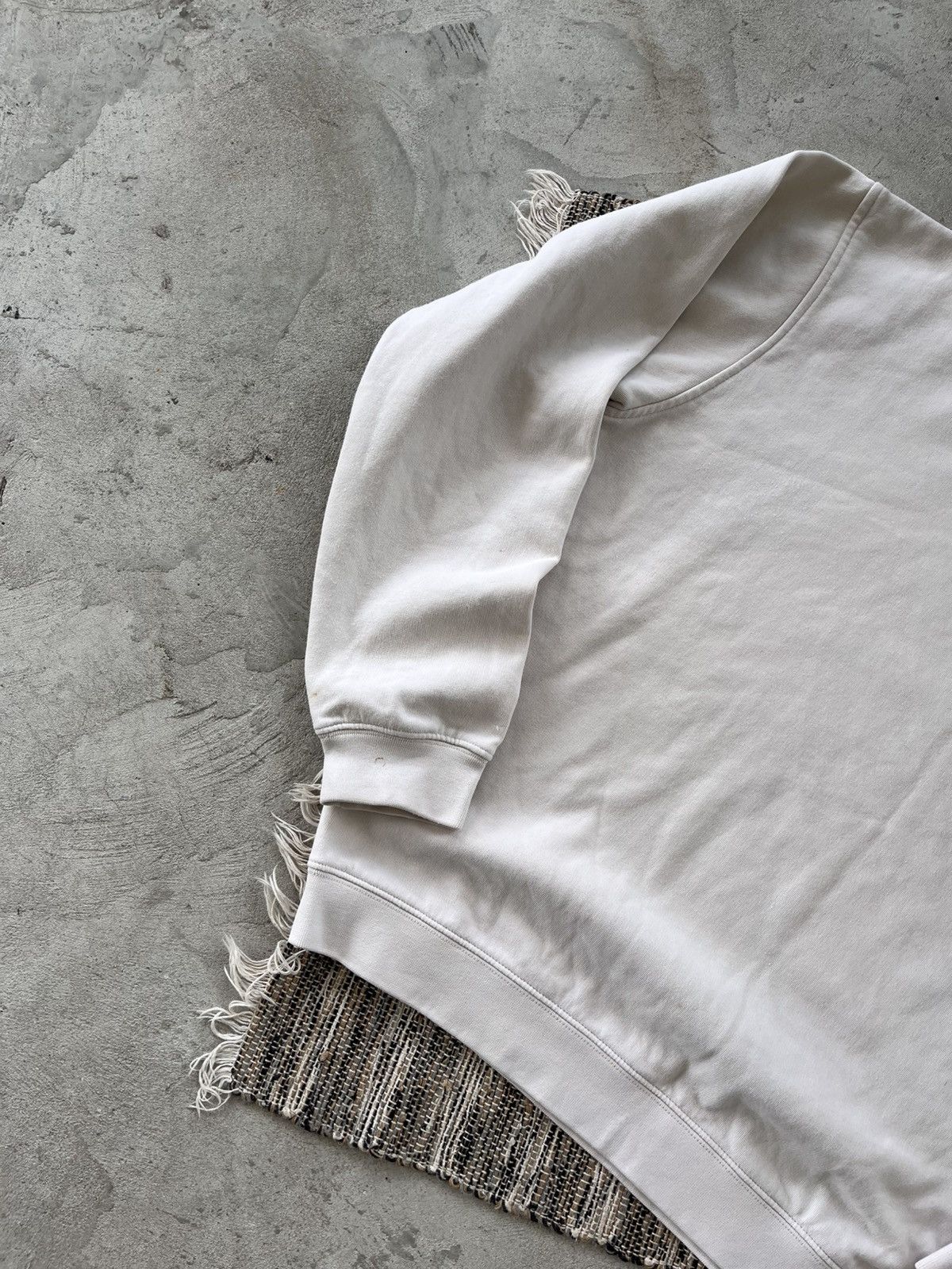 Nike × Vintage Vintage Nike Sweatshirt Beige Blank Faded Y2K Blank sk8 Size S / US 4 / IT 40 - 6 Thumbnail