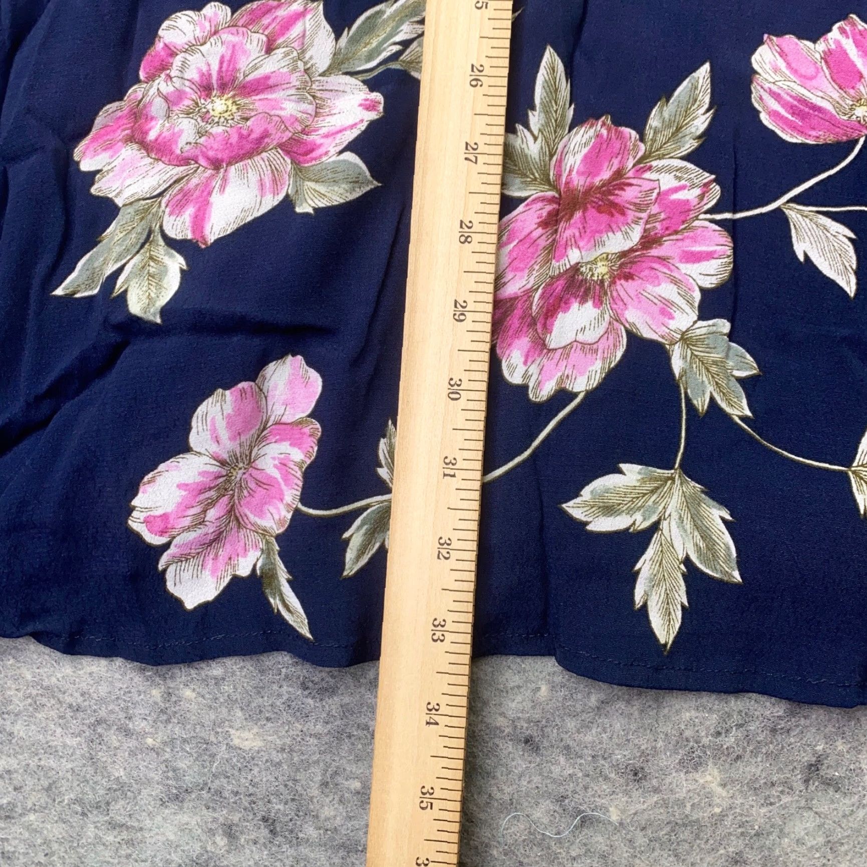 Vintage CUPCAKES AND CASHMERE Womens Mini Dress Size 4 Blue Floral Halter Casual Size S / US 4 / IT 40 - 6 Thumbnail
