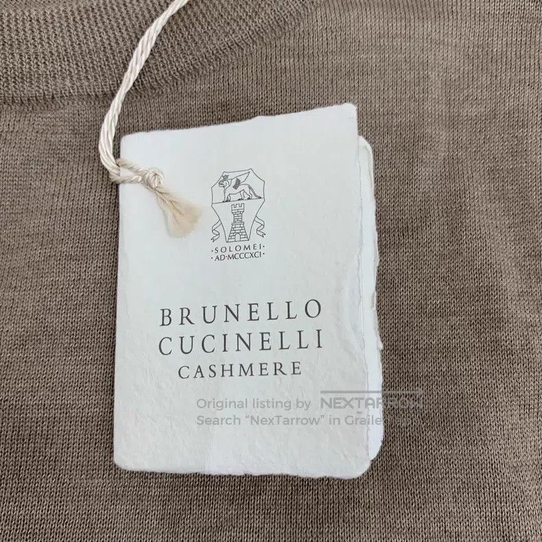 Brunello Cucinelli Brunello Cucinelli Dark Brown Cashmere Crew Neck Sleeveles Size M / US 6-8 / IT 42-44 - 6 Thumbnail