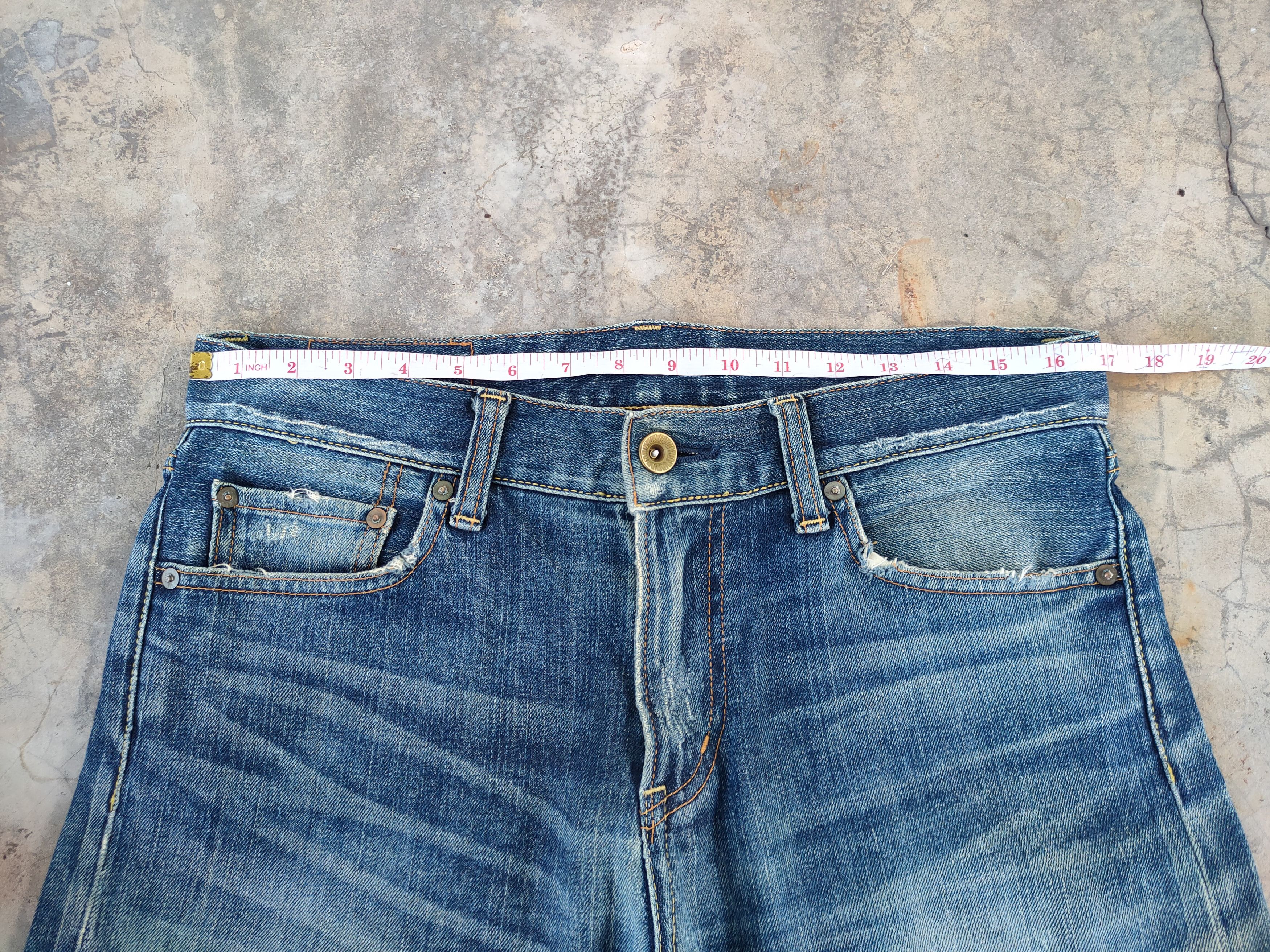 Japanese Brand W33 VINTAGE JAPANESE S001 FADED JEANS DENIM PANTS Size US 33 - 6 Thumbnail