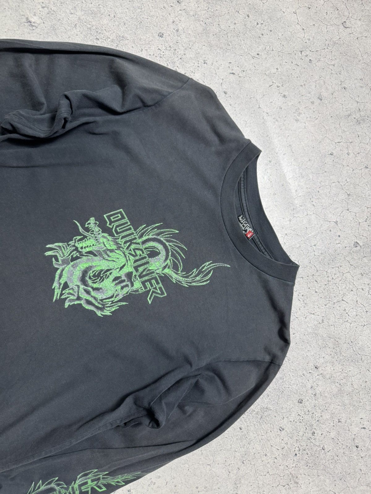 Quiksilver Quiksilver Surf Y2K Black Long Sleeve Vintage Size US S / EU 44-46 / 1 - 5 Thumbnail