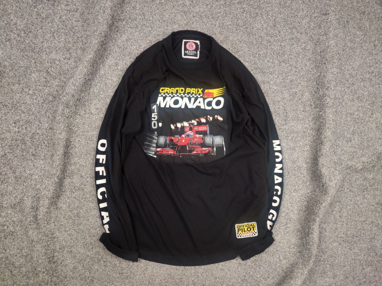 NASCAR Vintage Grand Prix Monaco Racing Nascar Logo long sleeve Size US M / EU 48-50 / 2 - 1 Thumbnail