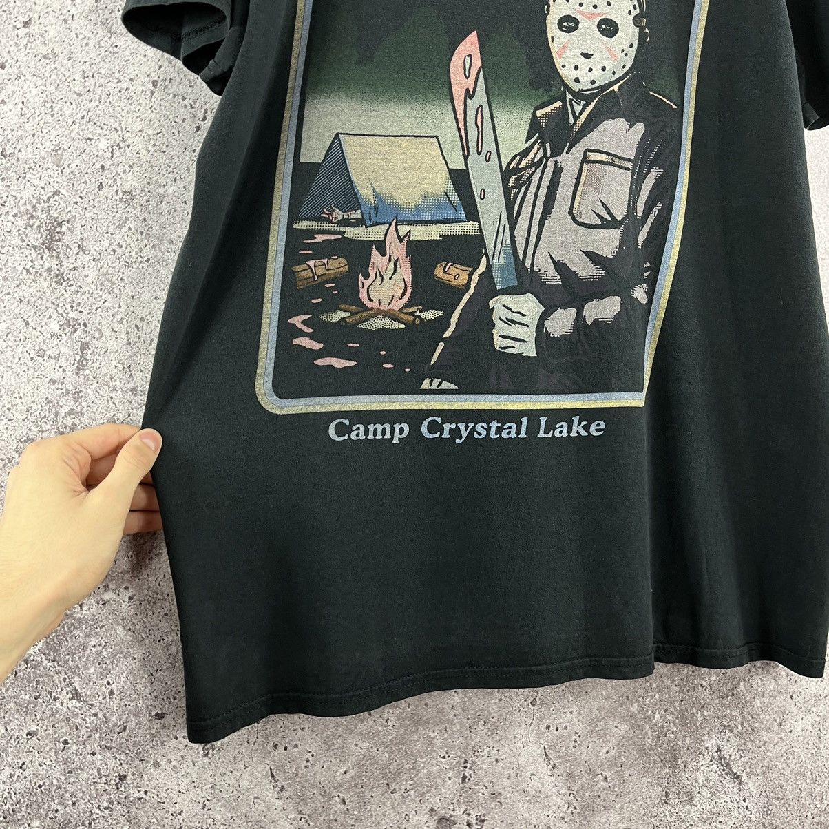 Gildan Friday The 13th Tee Camping for Beginners Camp Crystal Lake Size US XL / EU 56 / 4 - 5 Thumbnail