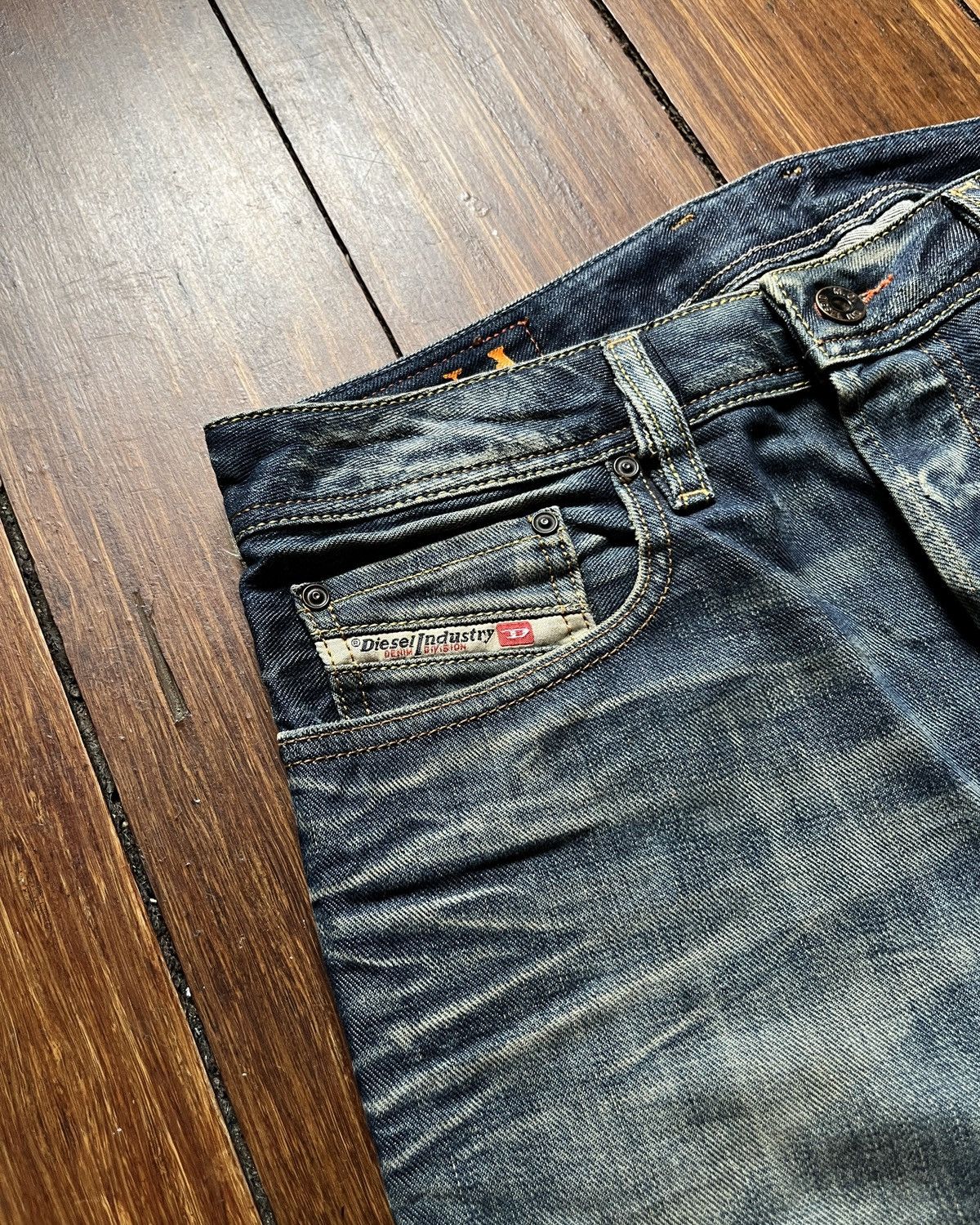 Diesel Diesel Industry Zatiny Mudwash Indigo Bootcut Jeans Size US 29 - 8 Thumbnail