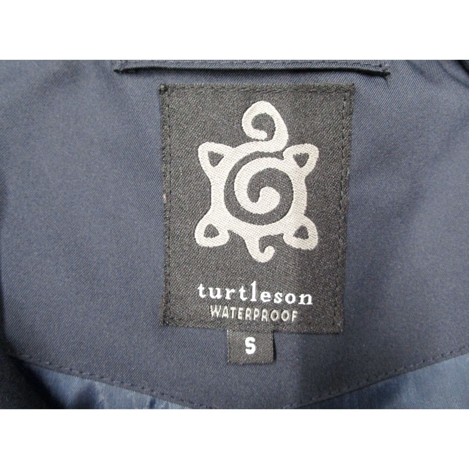 Vintage Turtleson Jacket Mens Small Blue Full Zip Waterproof Pockets Adjustable Golf Travel Size US S / EU 44-46 / 1 - 2 Thumbnail