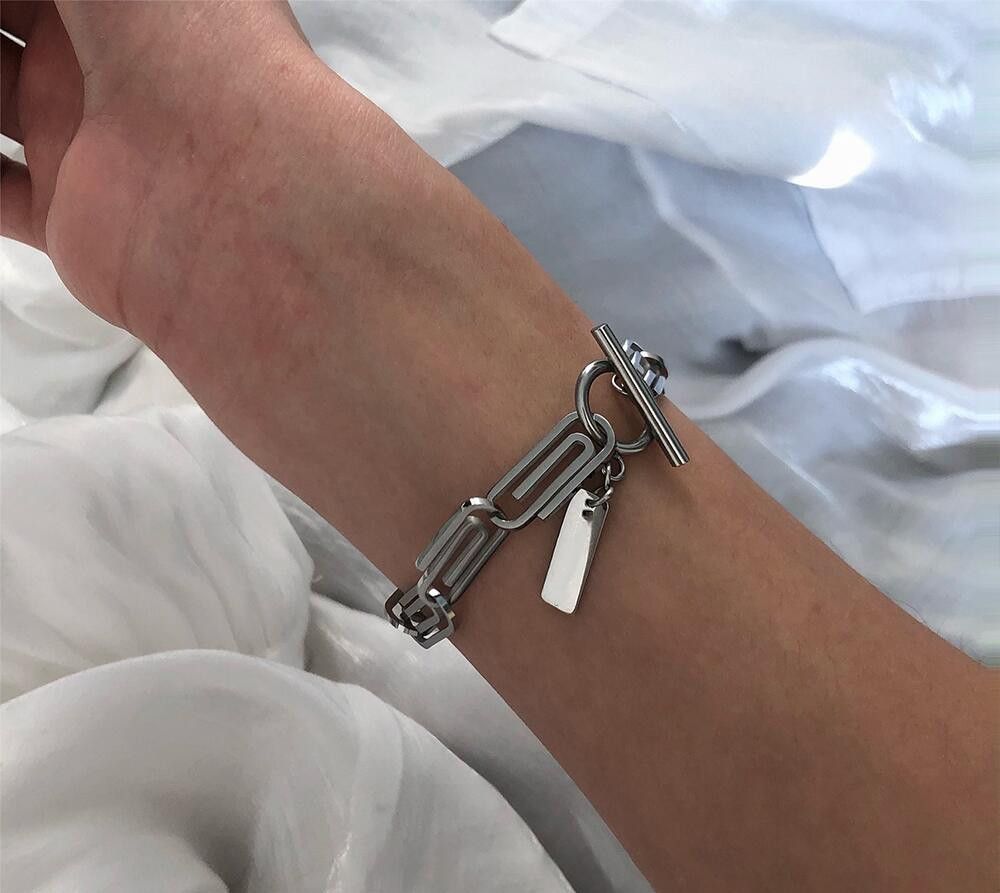 Jewelry × Vintage Paper Clip Bracelet Size ONE SIZE - 5 Thumbnail