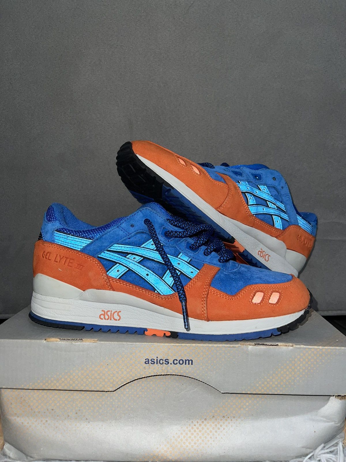 Asics Ronnie Fieg ASICS Gel-lyte III ECP KNICKS Size US 7.5 / EU 40-41 - 2 Thumbnail