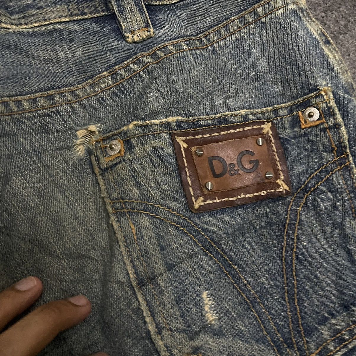 Dolce & Gabbana D&G Distressed Denim Grunge Style Size US 36 / EU 52 - 14 Thumbnail