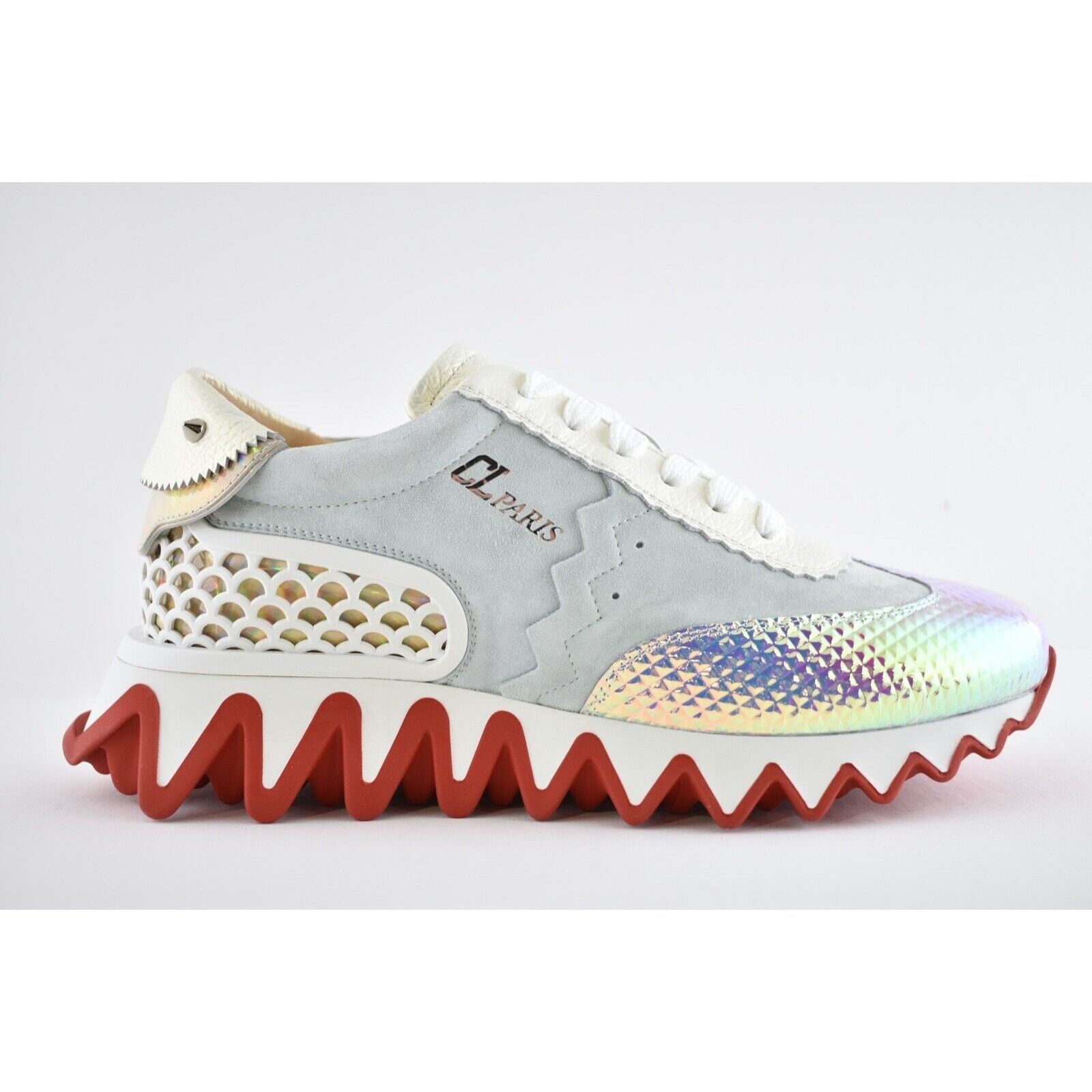 Christian Louboutin Loubishark Donna Flat Maya AB Platform Low Top Sneaker 40.5 Size US 10.5 / IT 40.5 - 2 Thumbnail