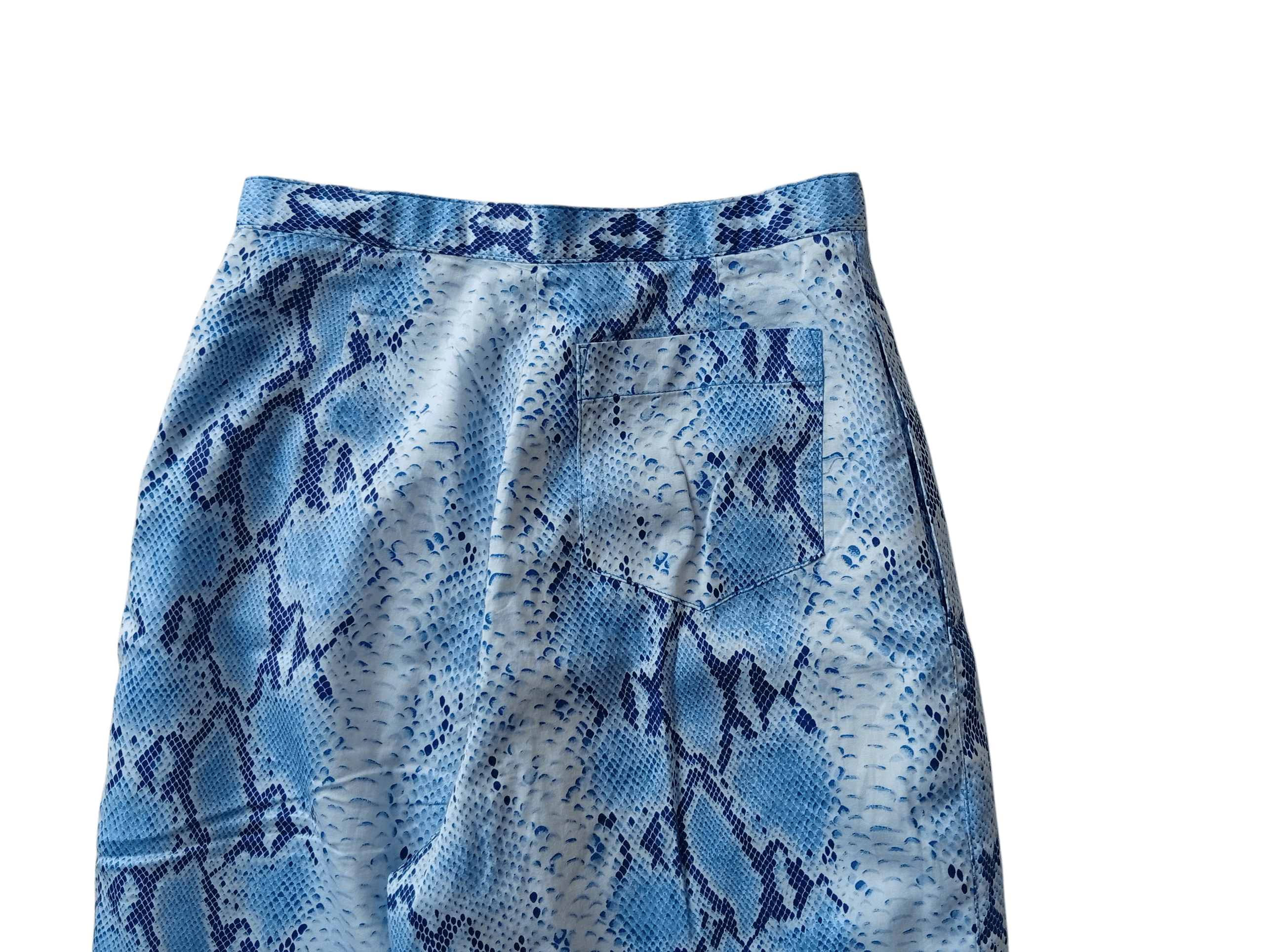 Hanae Mori Vivid Hanae Mori blue python pattern pants Size 26" / US 2 / IT 38 - 6 Thumbnail