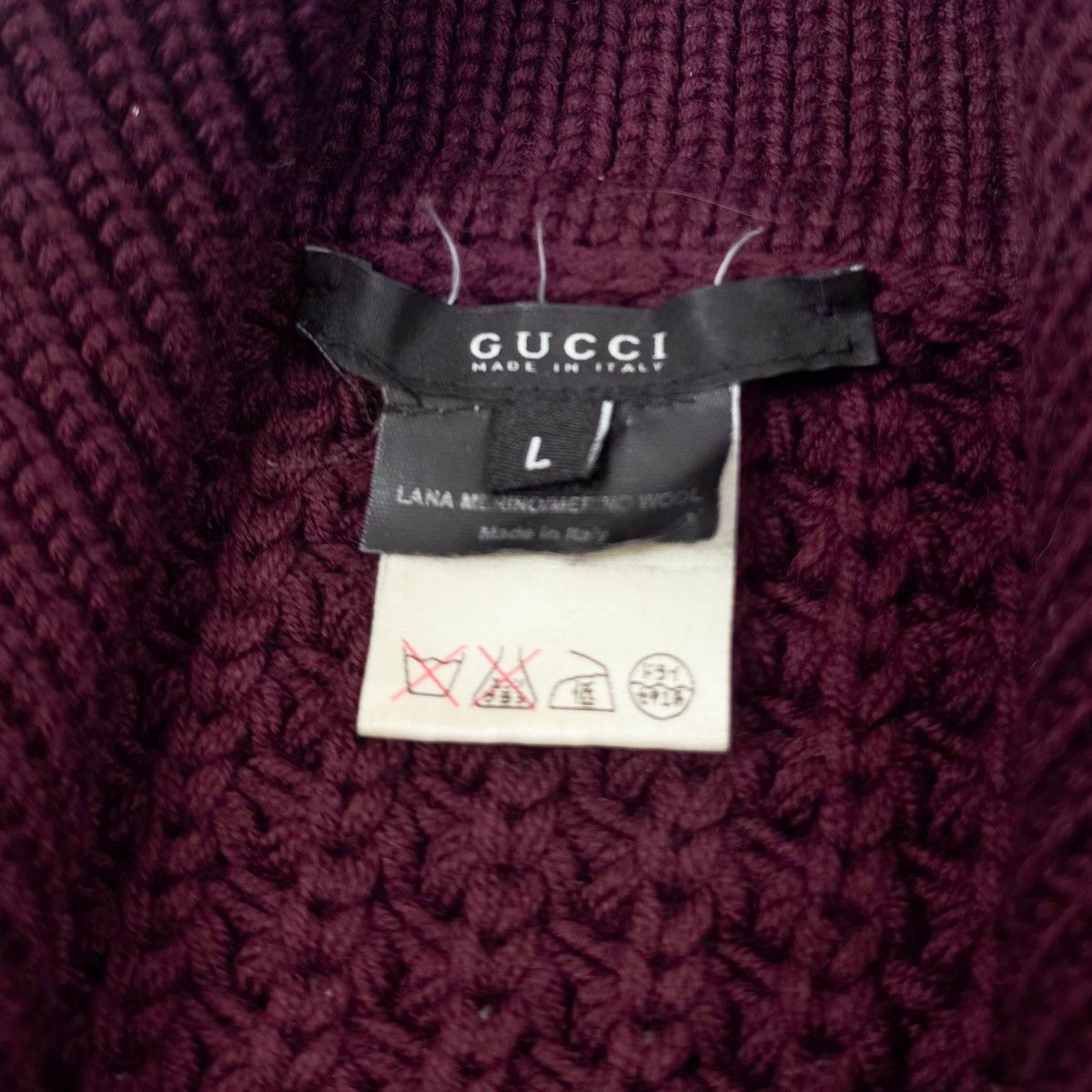 Gucci GUCCI shawl knit from the Tom Ford era Size US XXS / EU 40 - 3 Thumbnail