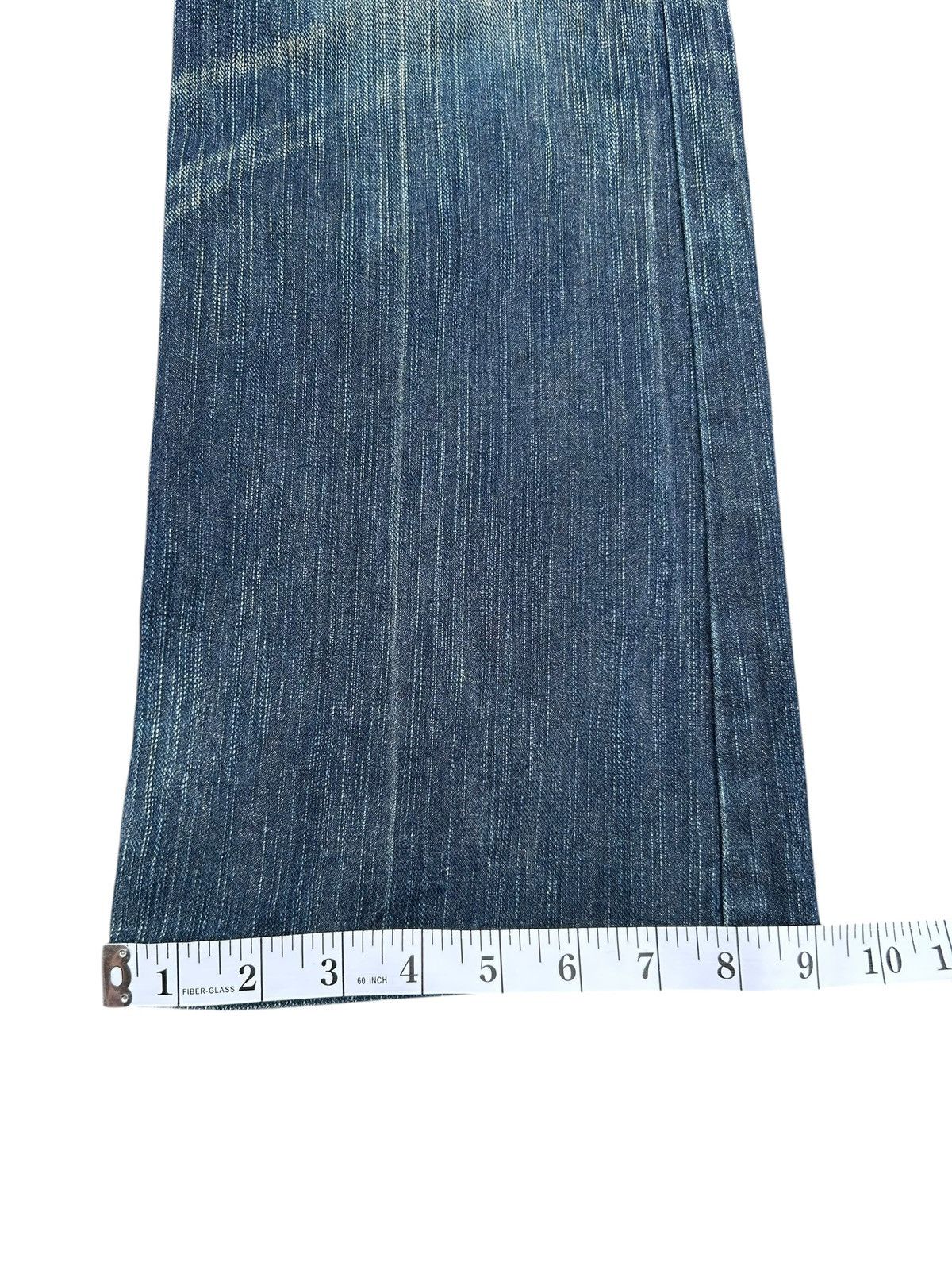 Kapital Flare Vintage Edwin Buckle Back Rusty Distressed Denim Jeans Size US 32 / EU 48 - 17 Thumbnail