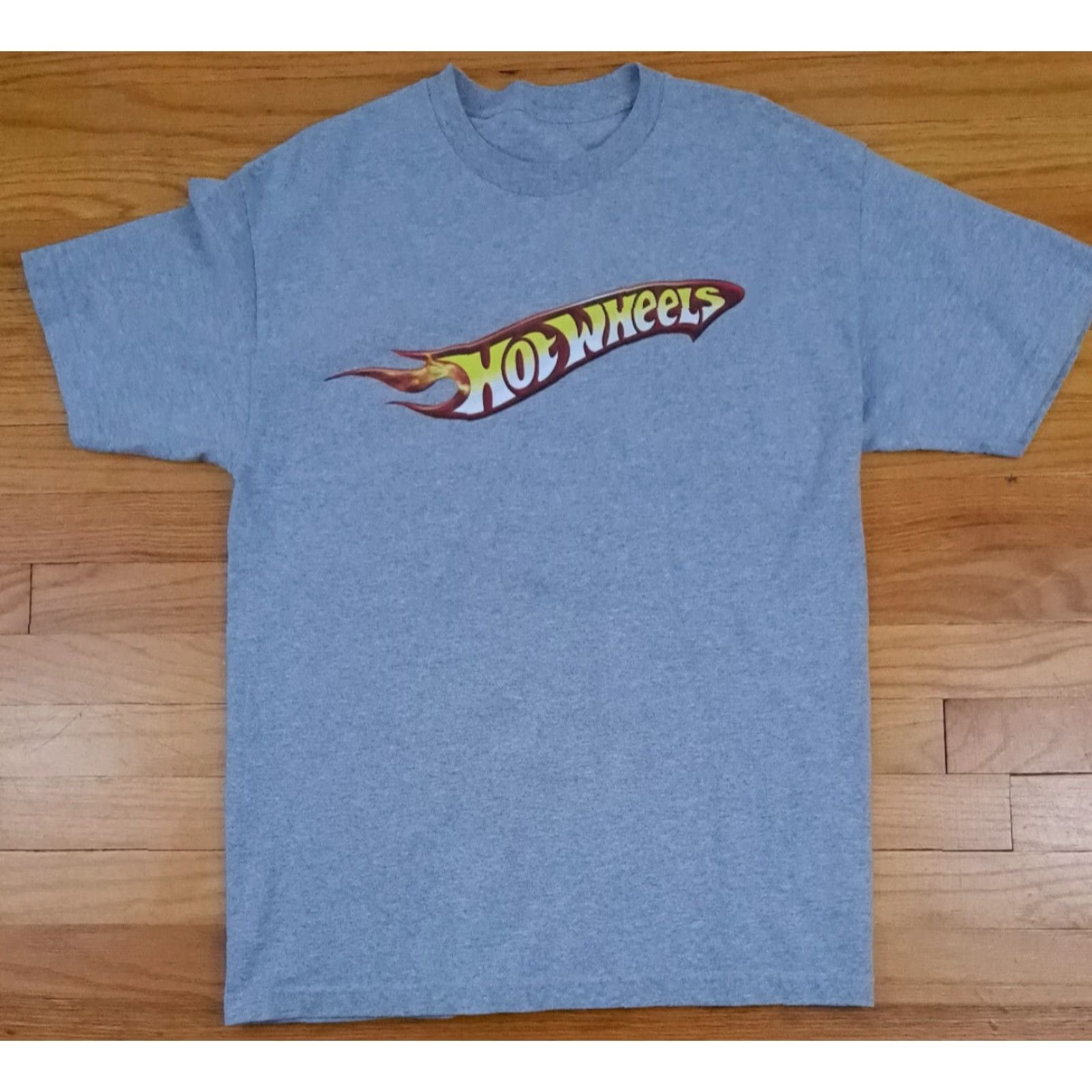 Vintage Hot Wheels in Flames Classic Printed T-Shirt Grey Medium Size US M / EU 48-50 / 2 - 2 Thumbnail