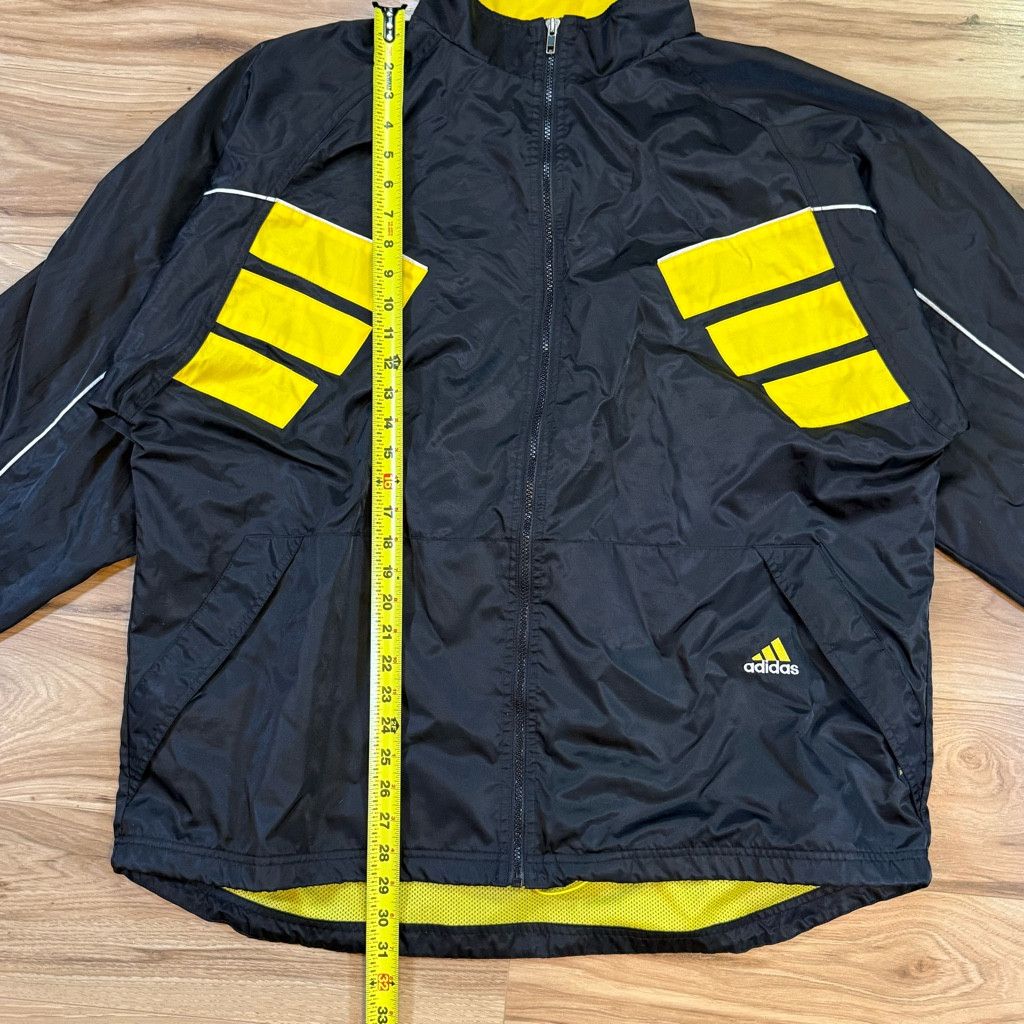 Adidas Adidas Men’s XL Black Yellow Track Jacket Pants Set Size US XL / EU 56 / 4 - 7 Thumbnail