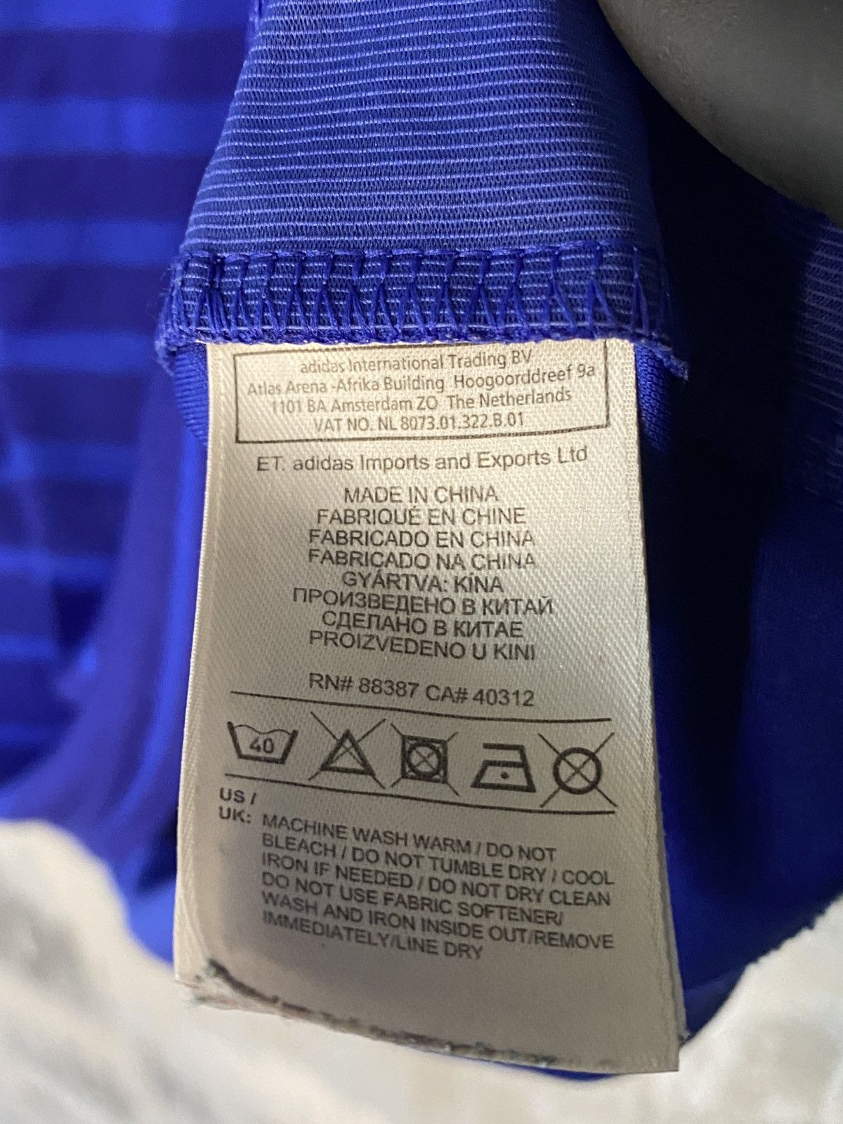 Adidas Chelsea Adidas Soccer Jersey 2014 Home Football Shirt Kit Size US XL / EU 56 / 4 - 6 Thumbnail
