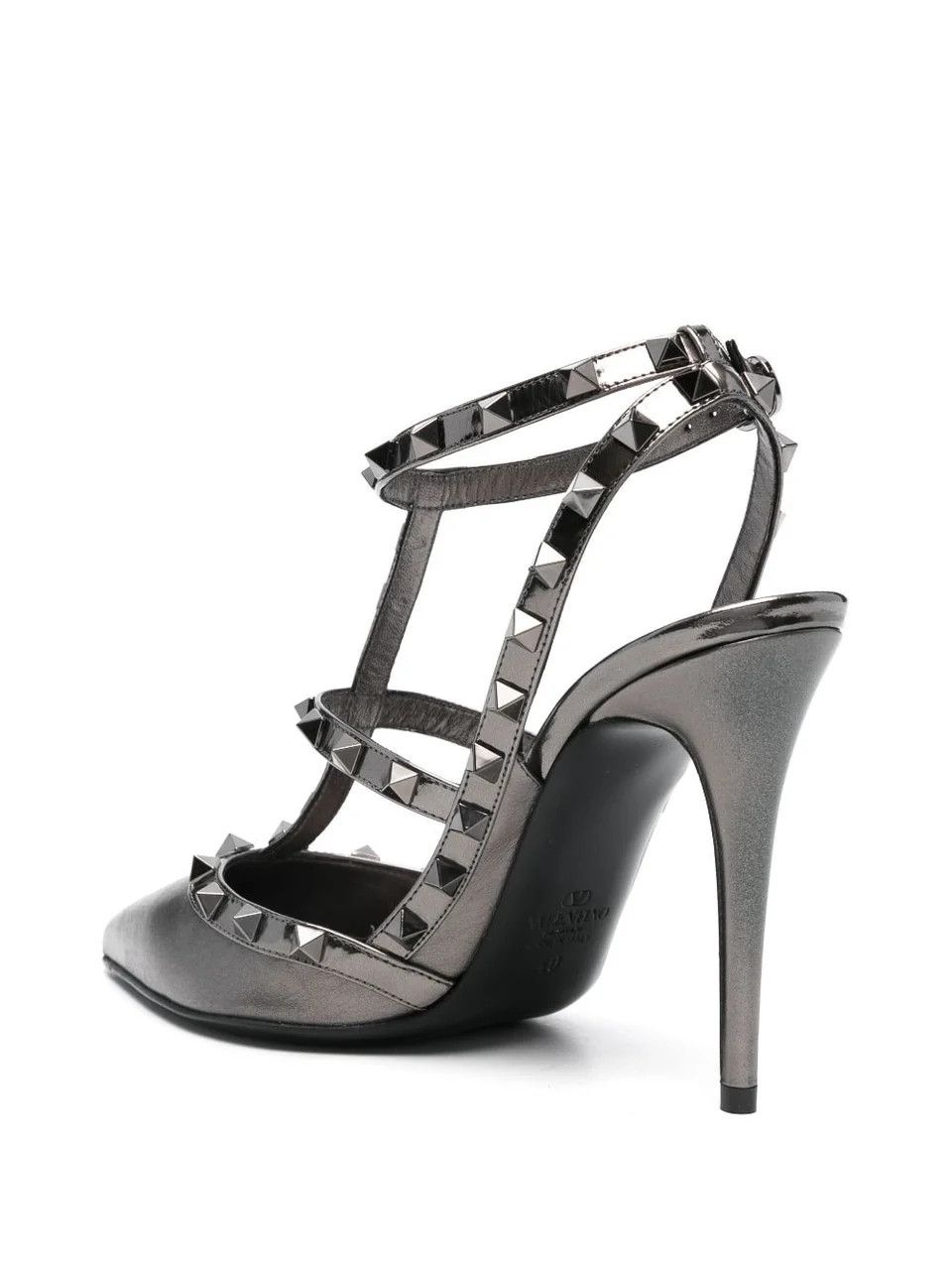 Valentino Rockstud 100mm Anthracite Grey Heel Pump 40