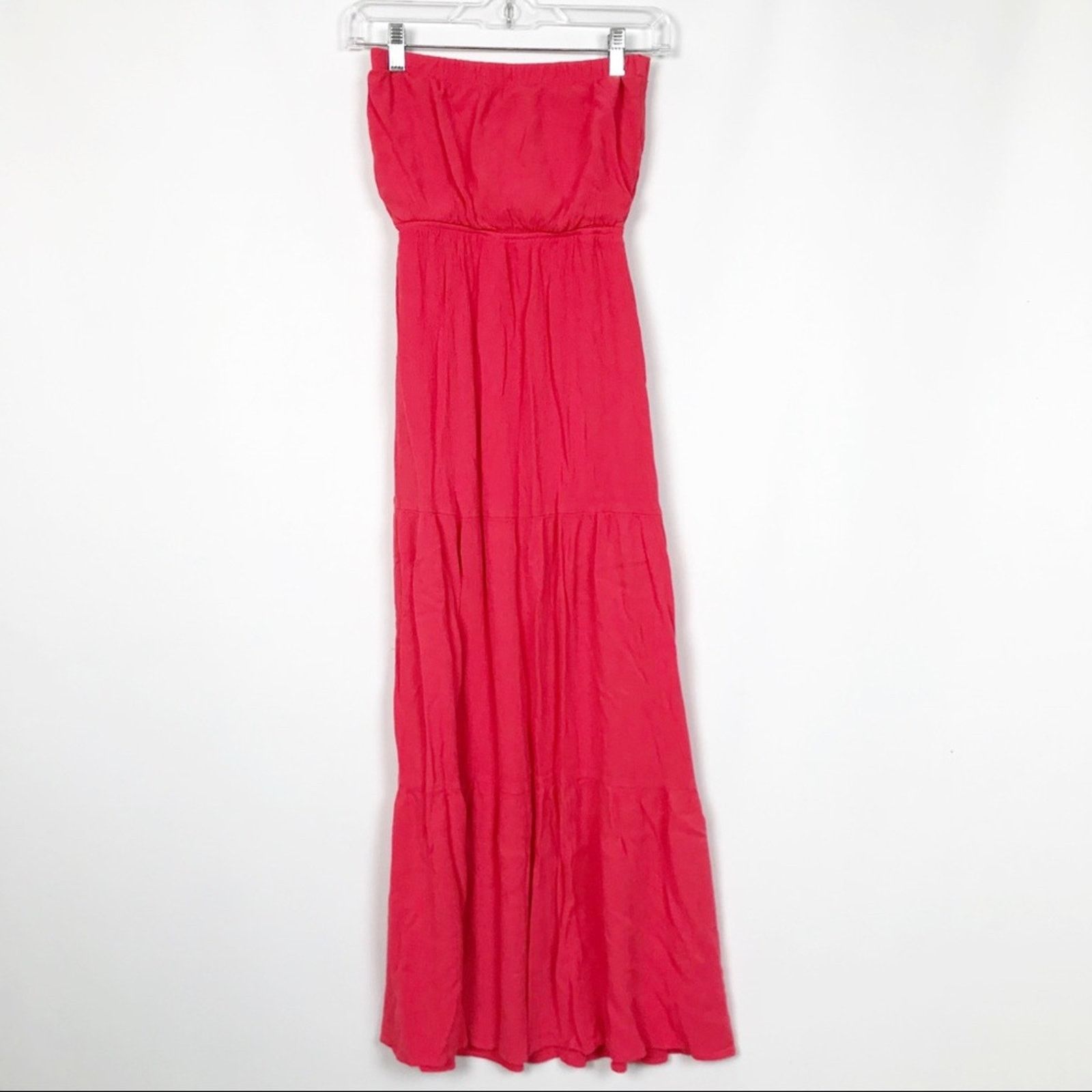Other Socialite Pink Sleeveless Tube Top Maxi Dress Sz XS Size XS / US 0-2 / IT 36-38 - 4 Thumbnail