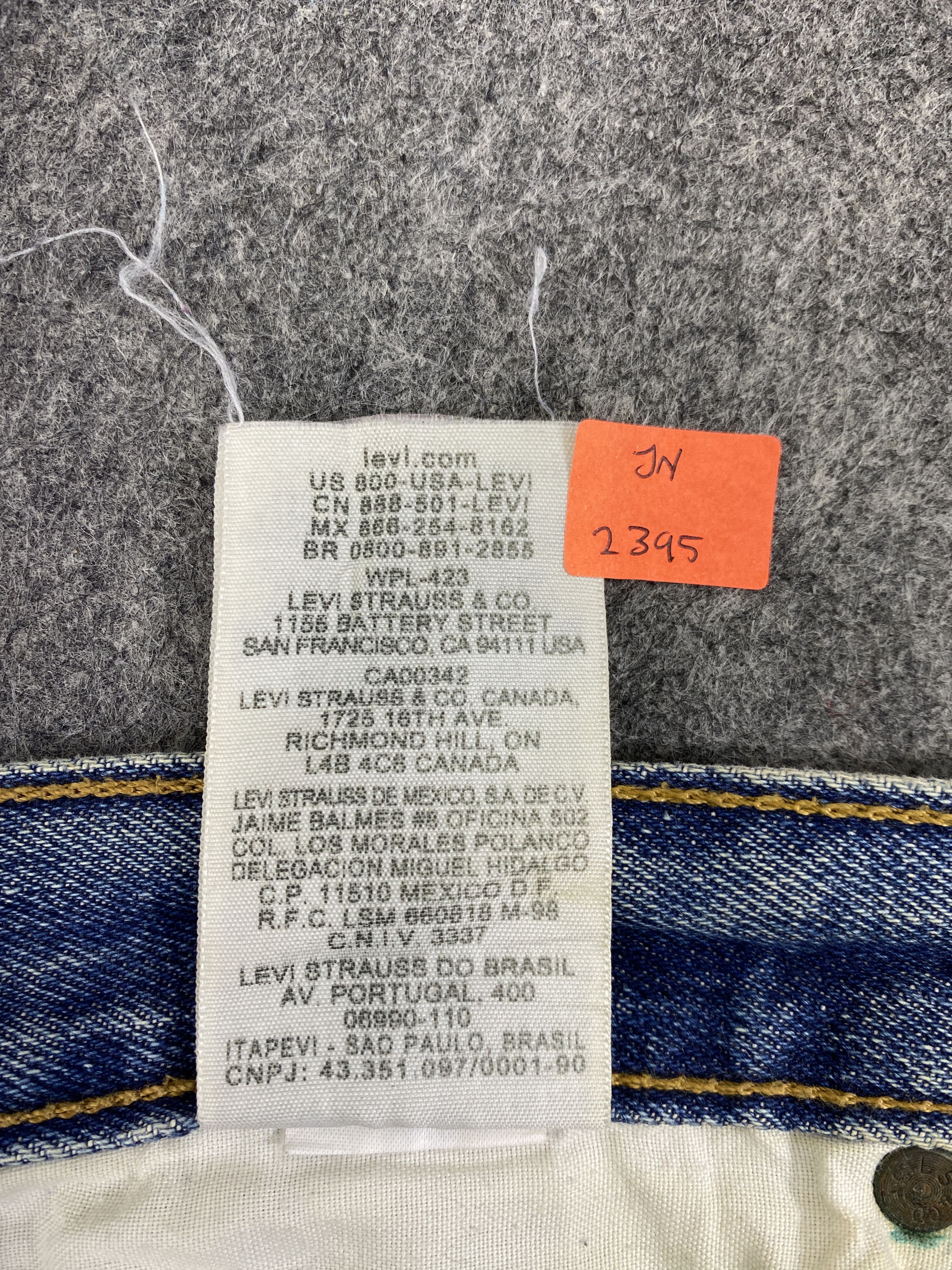 Levi's Distressed Blue Vintage Levi's 501 32x30.5 Denim JN2395 Size US 32 / EU 48 - 11 Thumbnail
