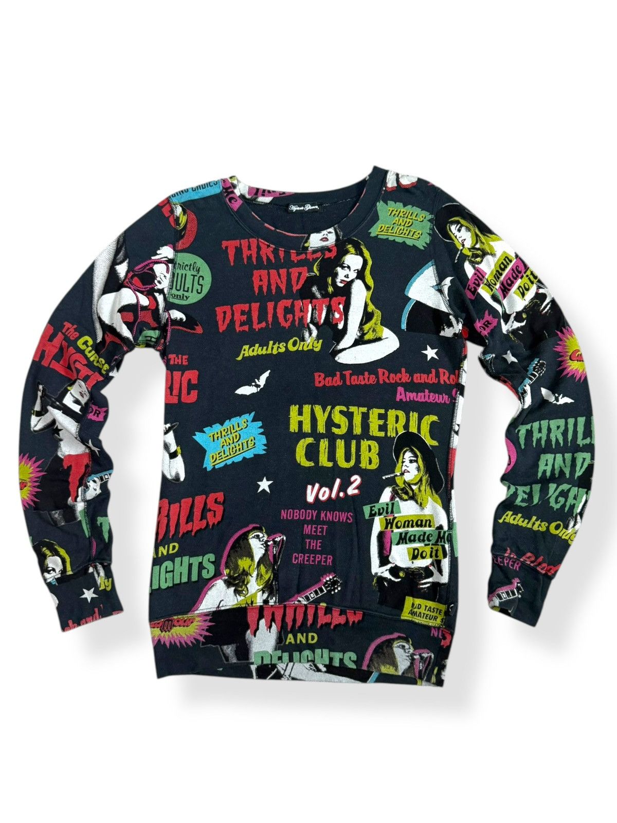 Hysteric Glamour Vintage Y2k Hysteric Glamour Neon Thrills and Delights Top Size US S / EU 44-46 / 1 - 9 Thumbnail