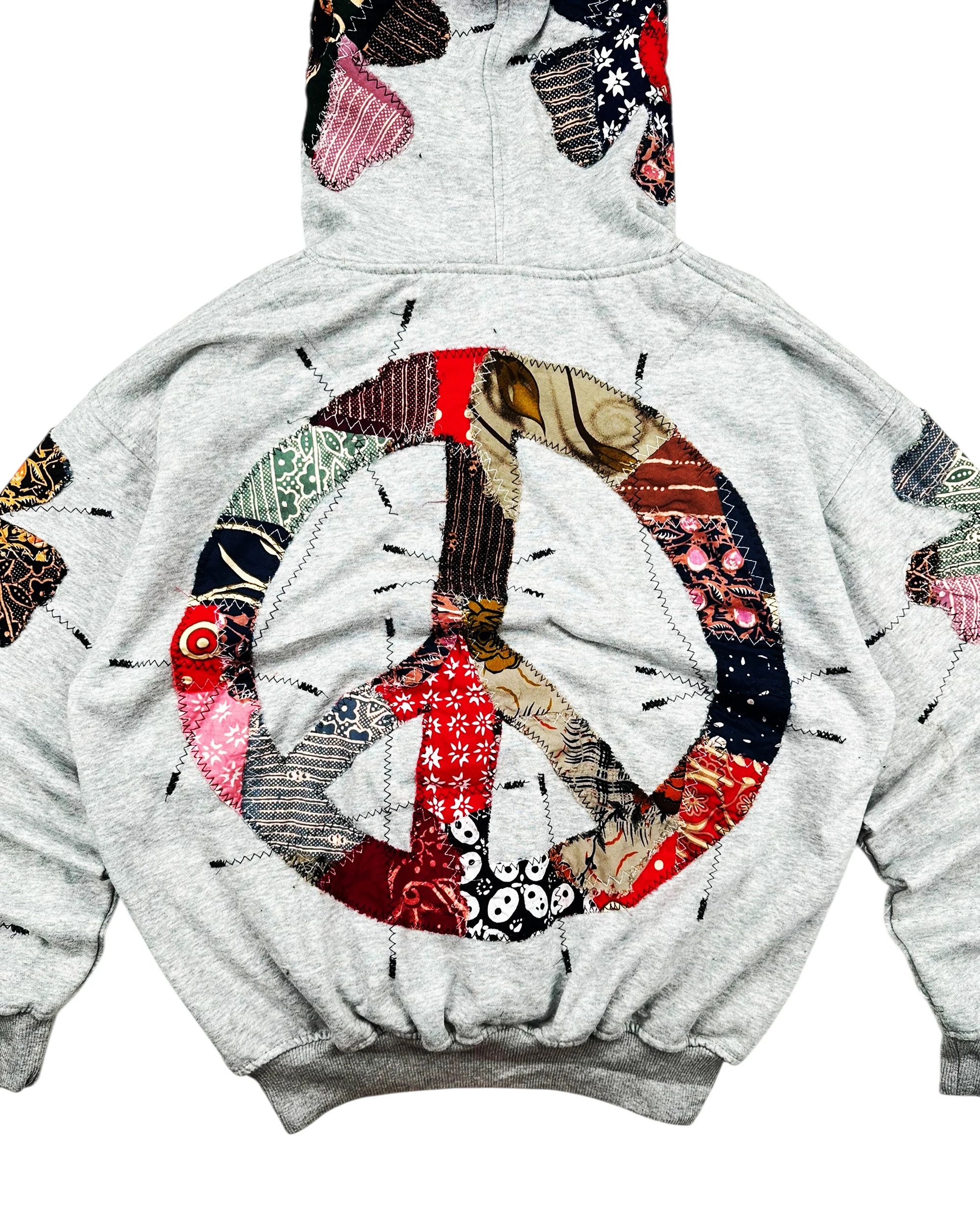Japanese Brand Re-worked 1 of 1 Handmade Batik Bloom Chaos Hoodie Size M Size US M / EU 48-50 / 2 - 7 Thumbnail