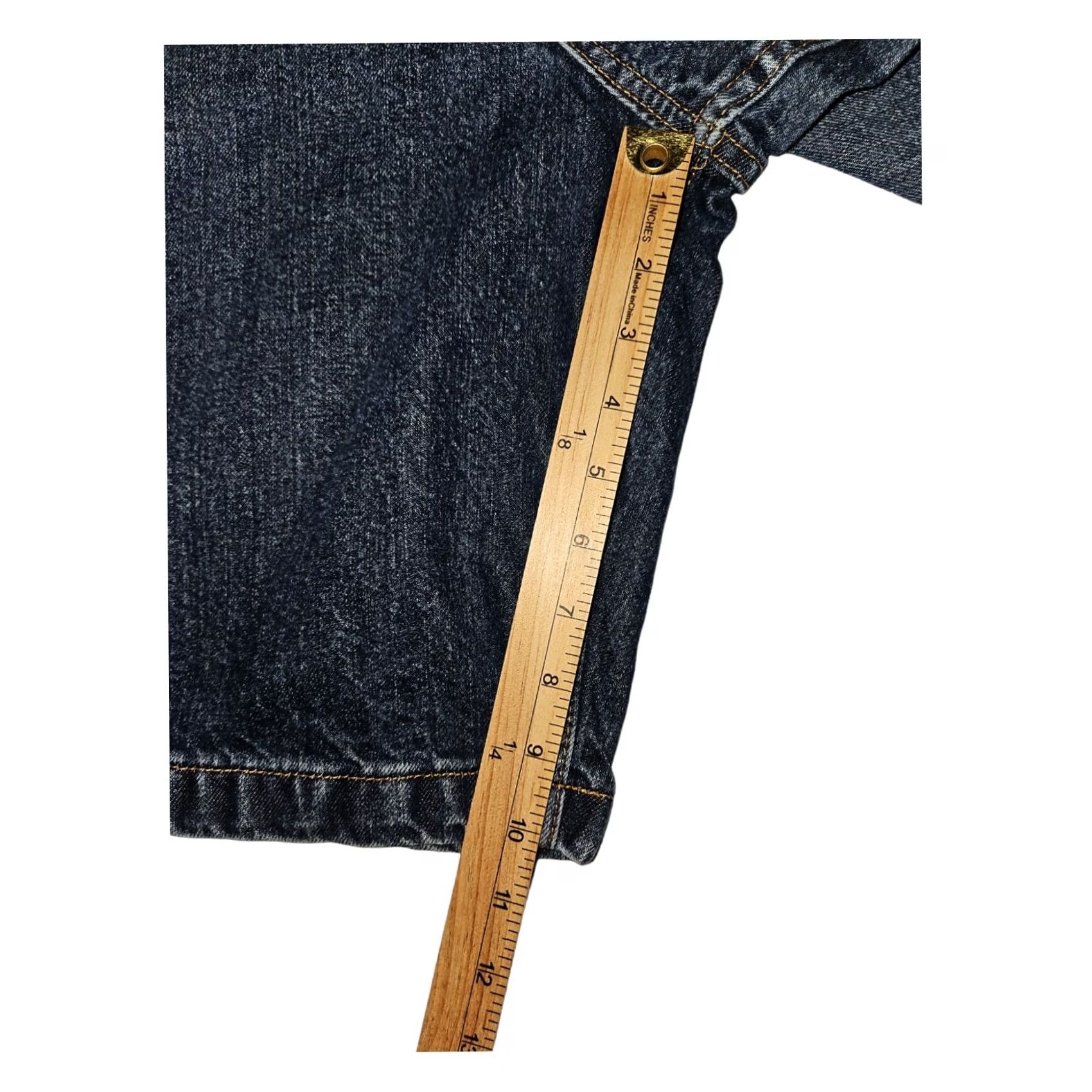 Eddie Bauer VINTAGE Eddie Bauer Jeans Cargo Shorts Men 40 Blue Denim Casual Outdoors Hiking 90s Nature Outdoor Mens) Size US 40 / EU 56 - 5 Thumbnail