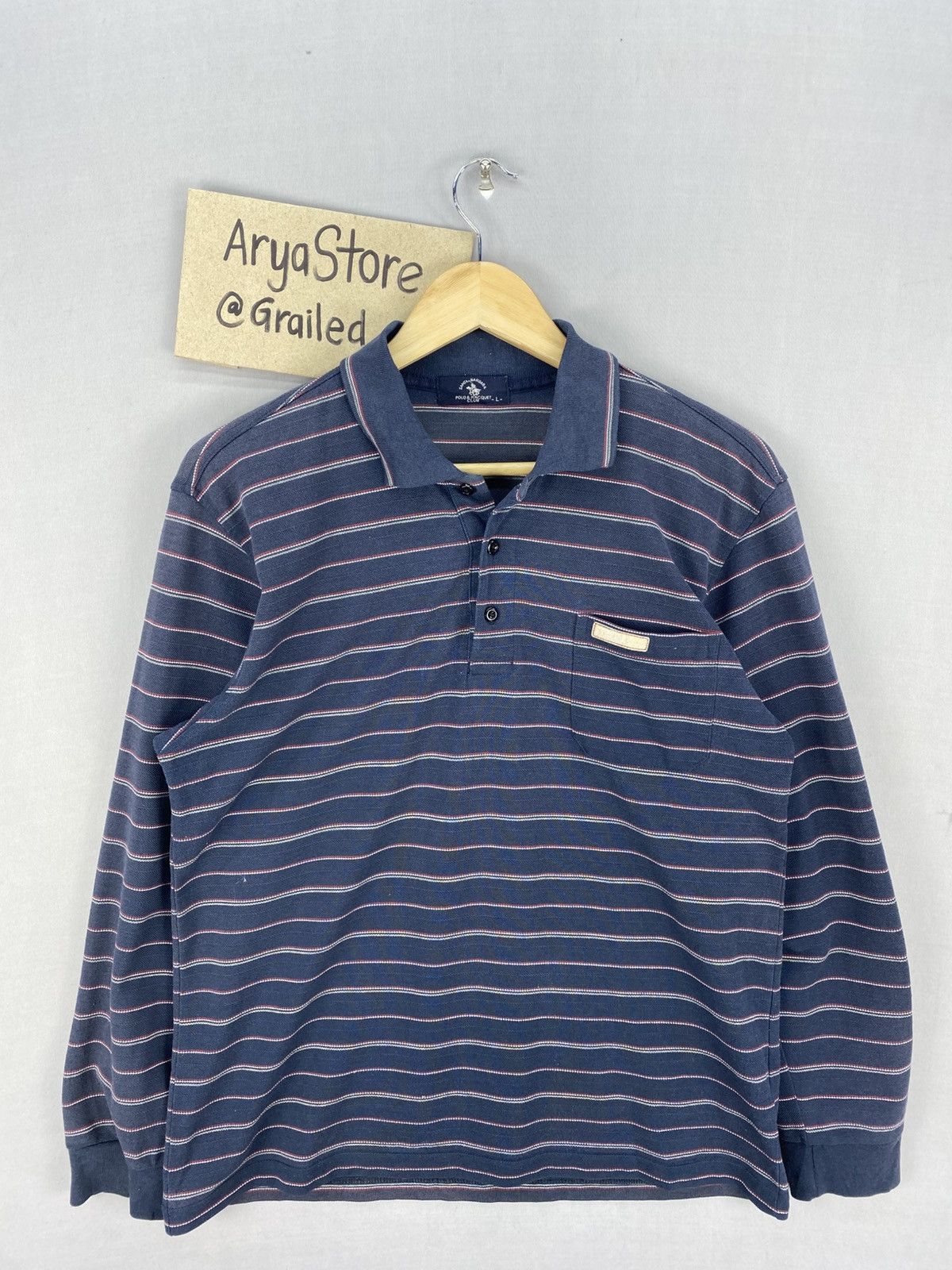 Polo Ralph Lauren Santa Barbara Polo &Racquet Club Polo Shirt Long Sleeve Size US M / EU 48-50 / 2 - 1 Thumbnail