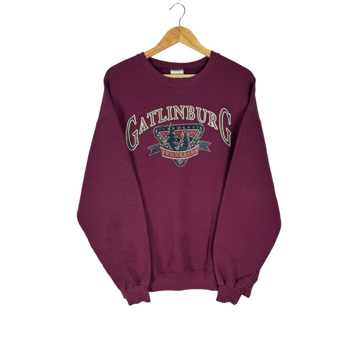 Lee ☀️VTG 90s GATLINBURG TENNESSEE SWEATSHIRT Size US L / EU 52-54 / 3 - 1 Thumbnail